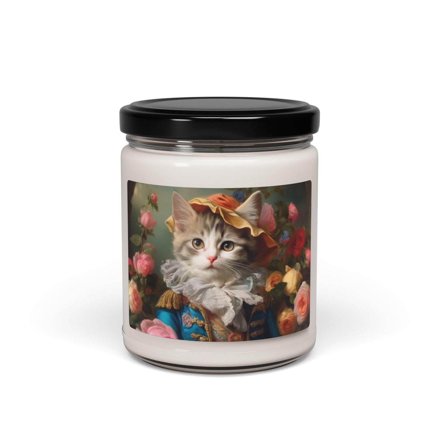 Rococo Cat Scented Soy Candle 3, 9oz