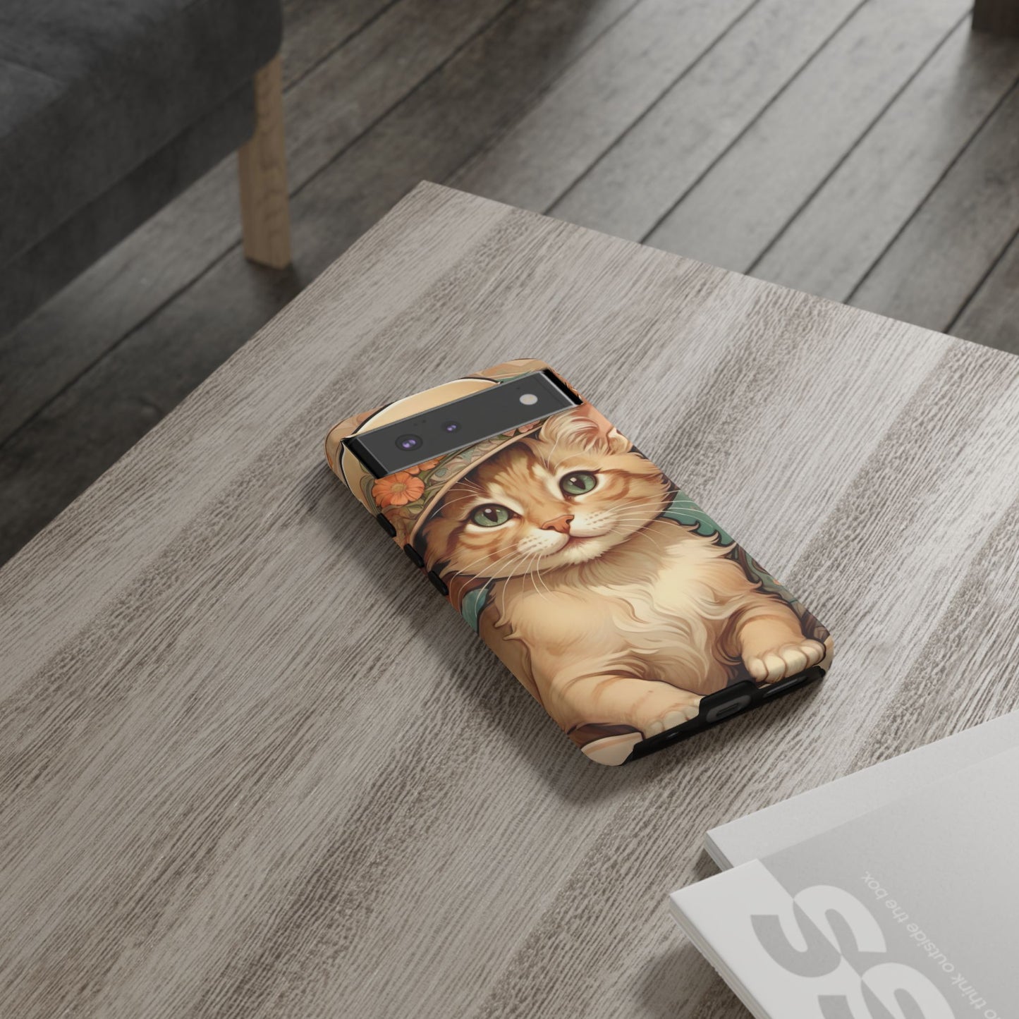 Alphonse Mucha Tough Phone Cases (A kitten)