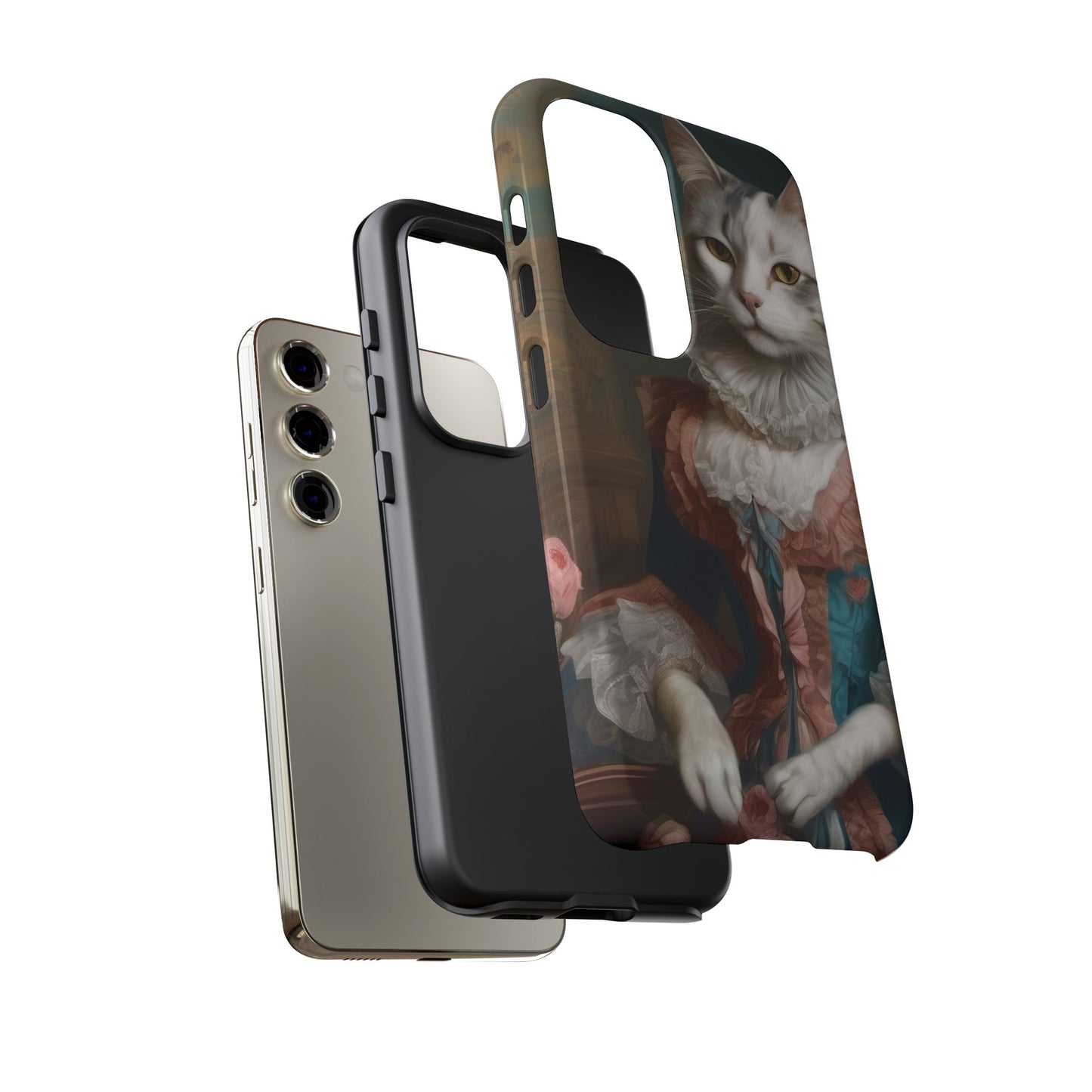 Rococo Cat Tough Phone Cases (A Queen 3)