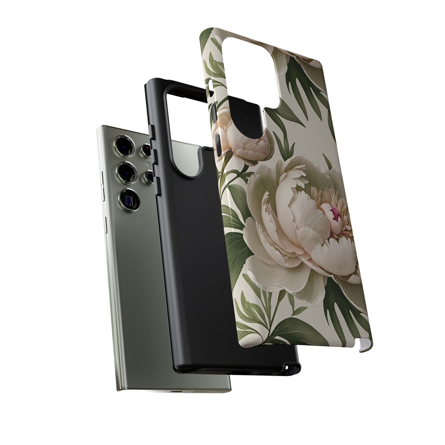Watercolor Large Peonies Tough Cases