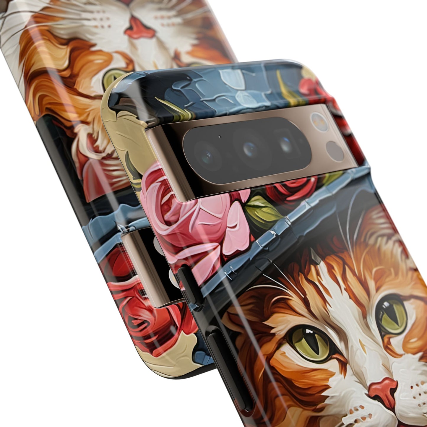 Oil Painting Cat Tough Phone Cases (A Gentleman)