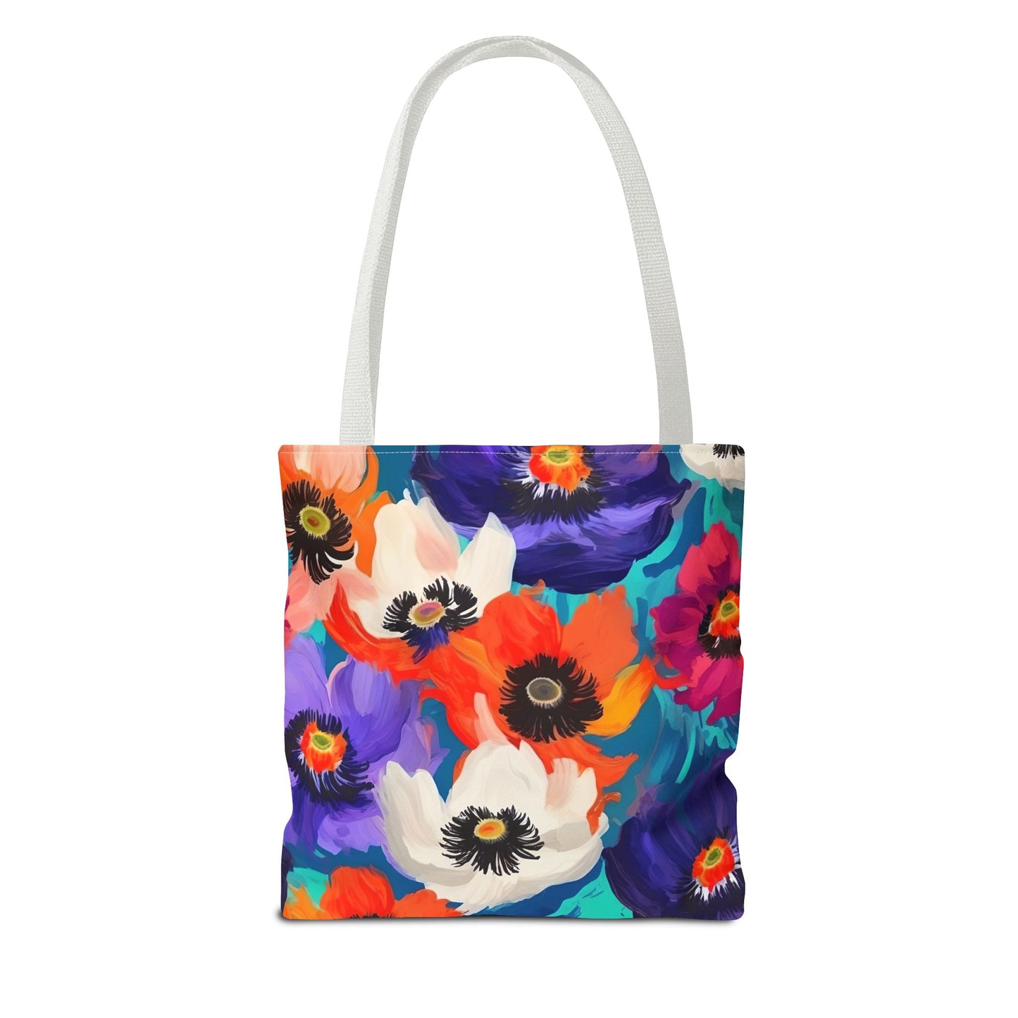 Fauvism inspired Colorful Anemones Tote Bag