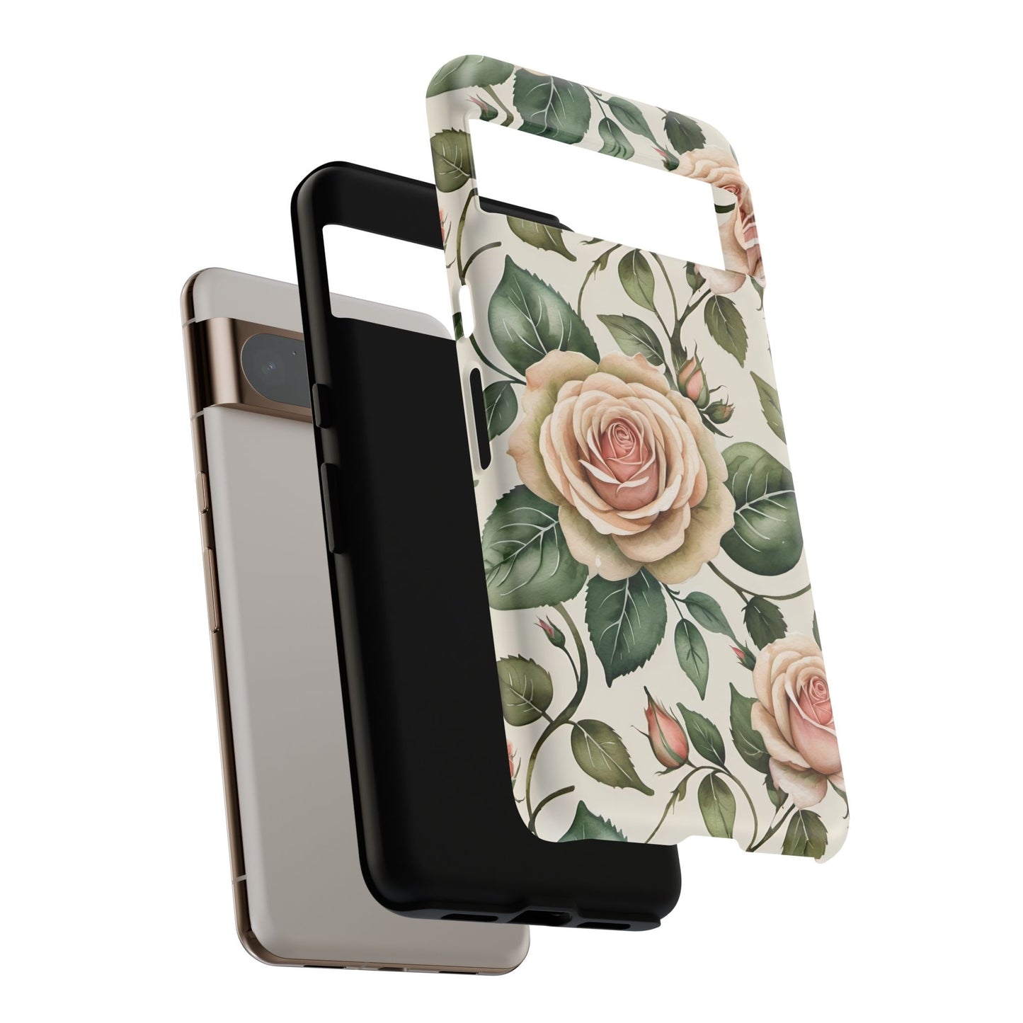 Watercolor Large Roses Tough Cases 2