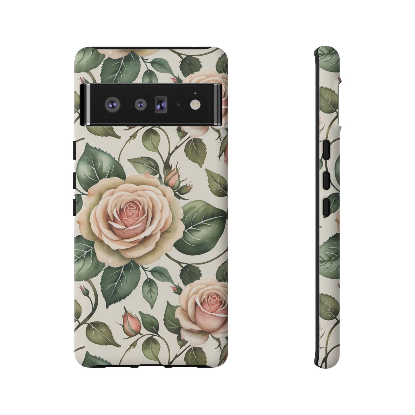 Watercolor Large Roses Tough Cases 2