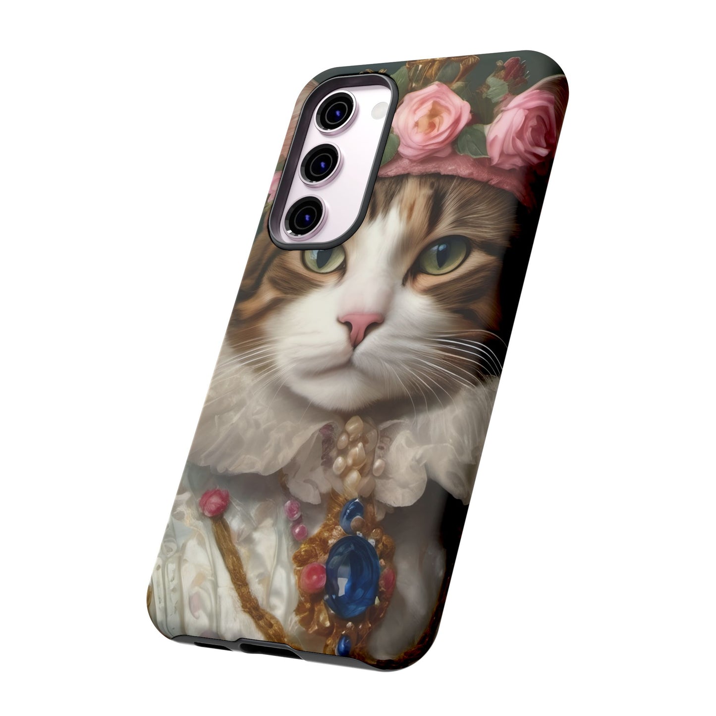 Rococo Cat Tough Phone Cases (A Queen)