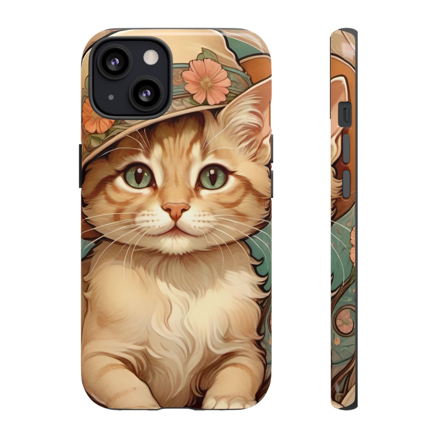 Alphonse Mucha Tough Phone Cases (A kitten)