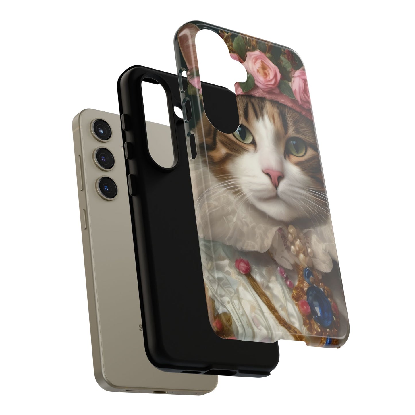 Rococo Cat Tough Phone Cases (A Queen)