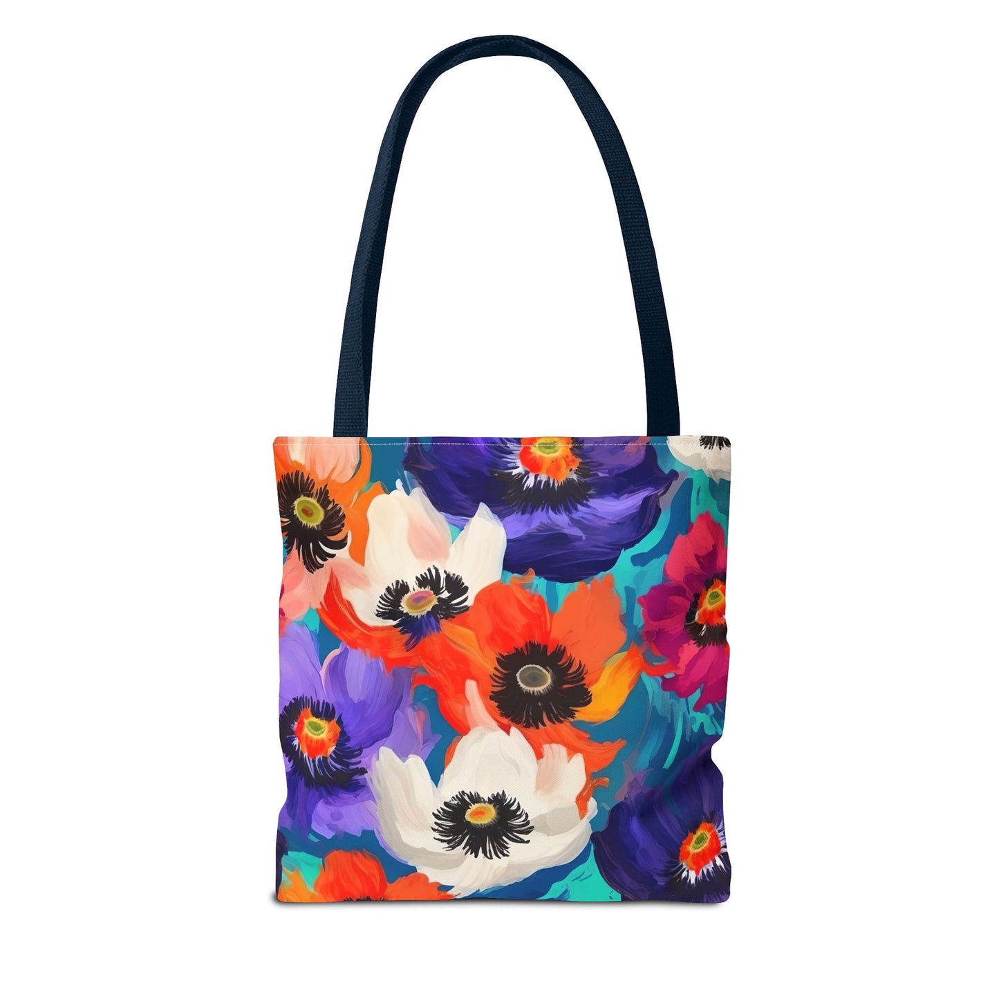 Fauvism inspired Colorful Anemones Tote Bag
