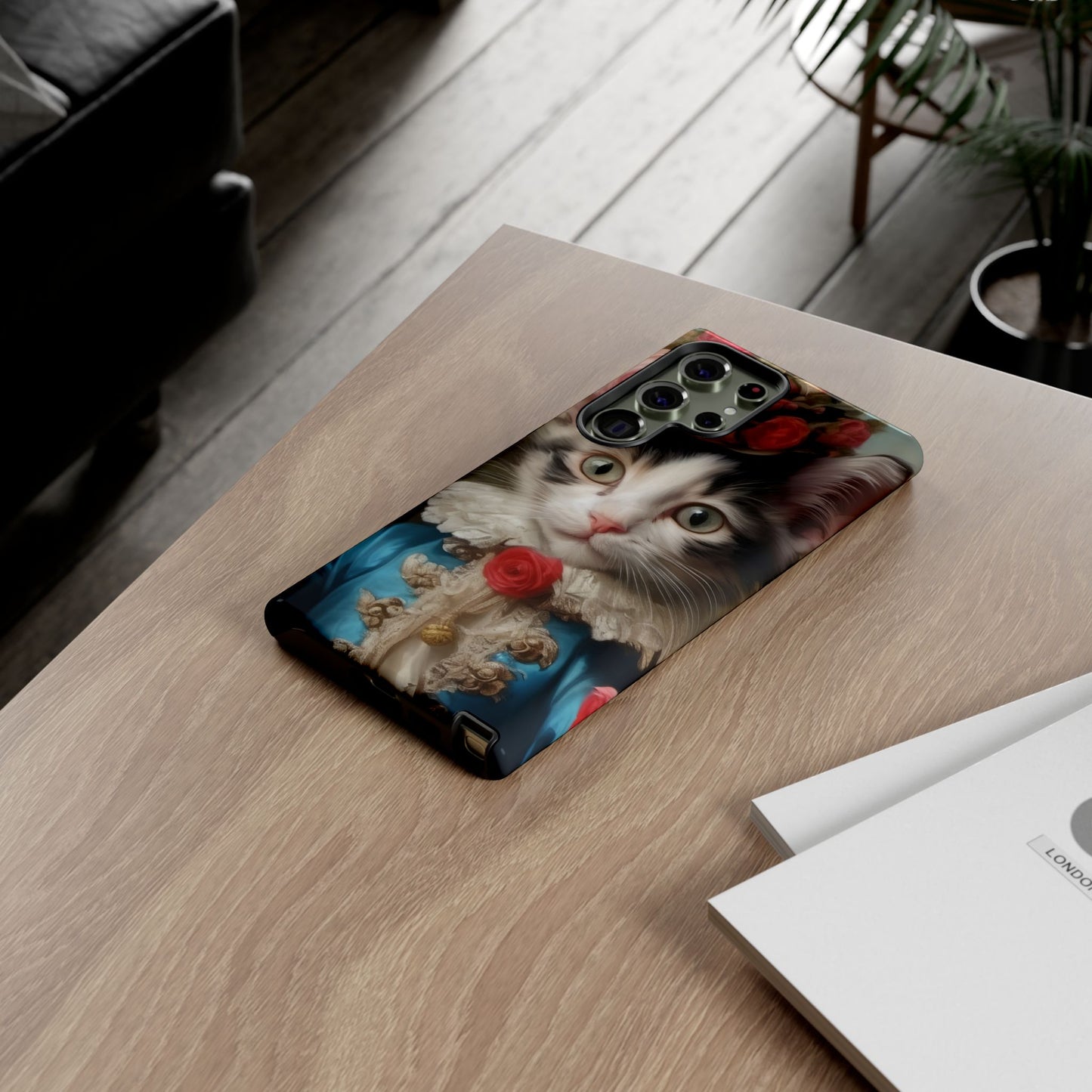Rococo Cat Tough Phone Cases (A Kitten)