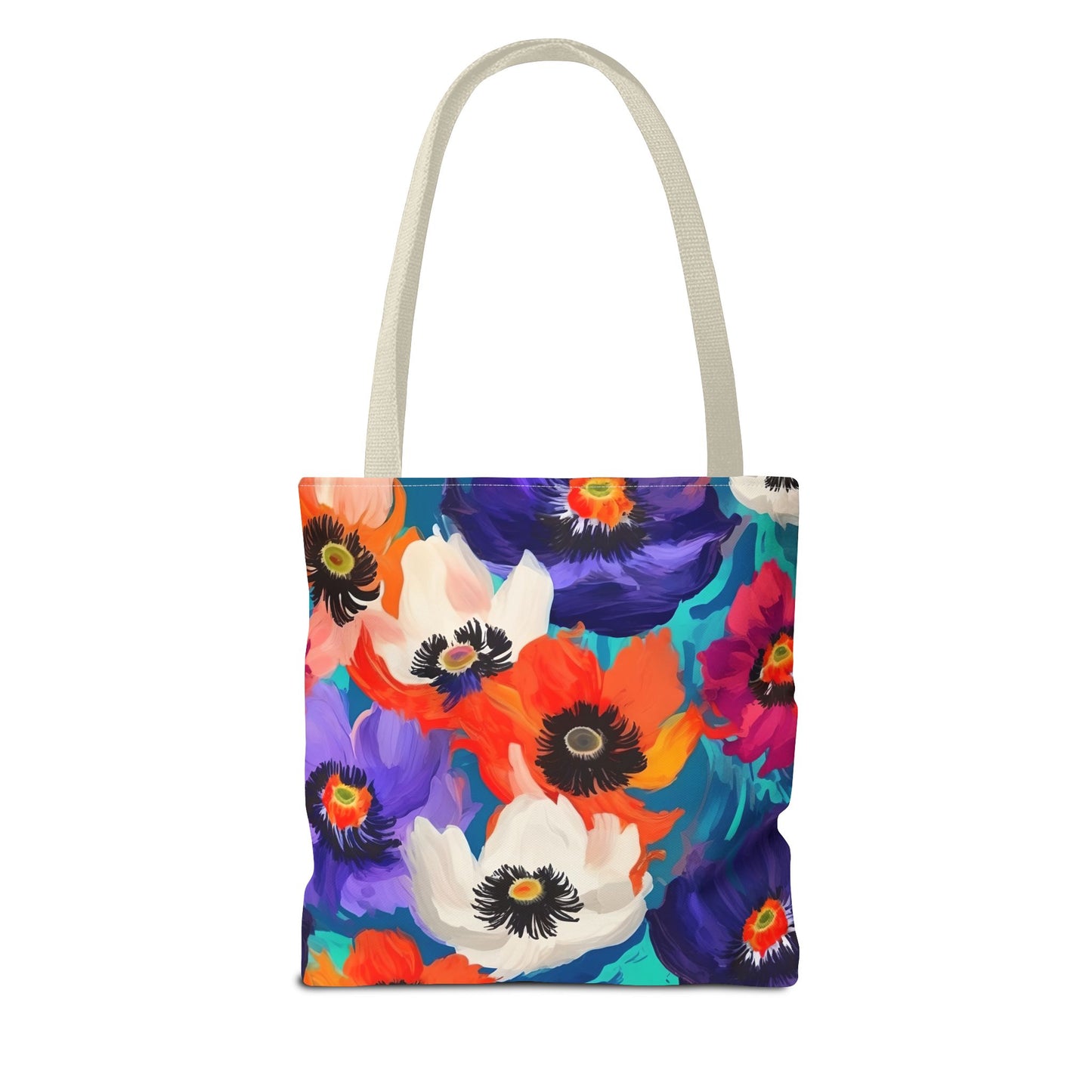 Fauvism inspired Colorful Anemones Tote Bag