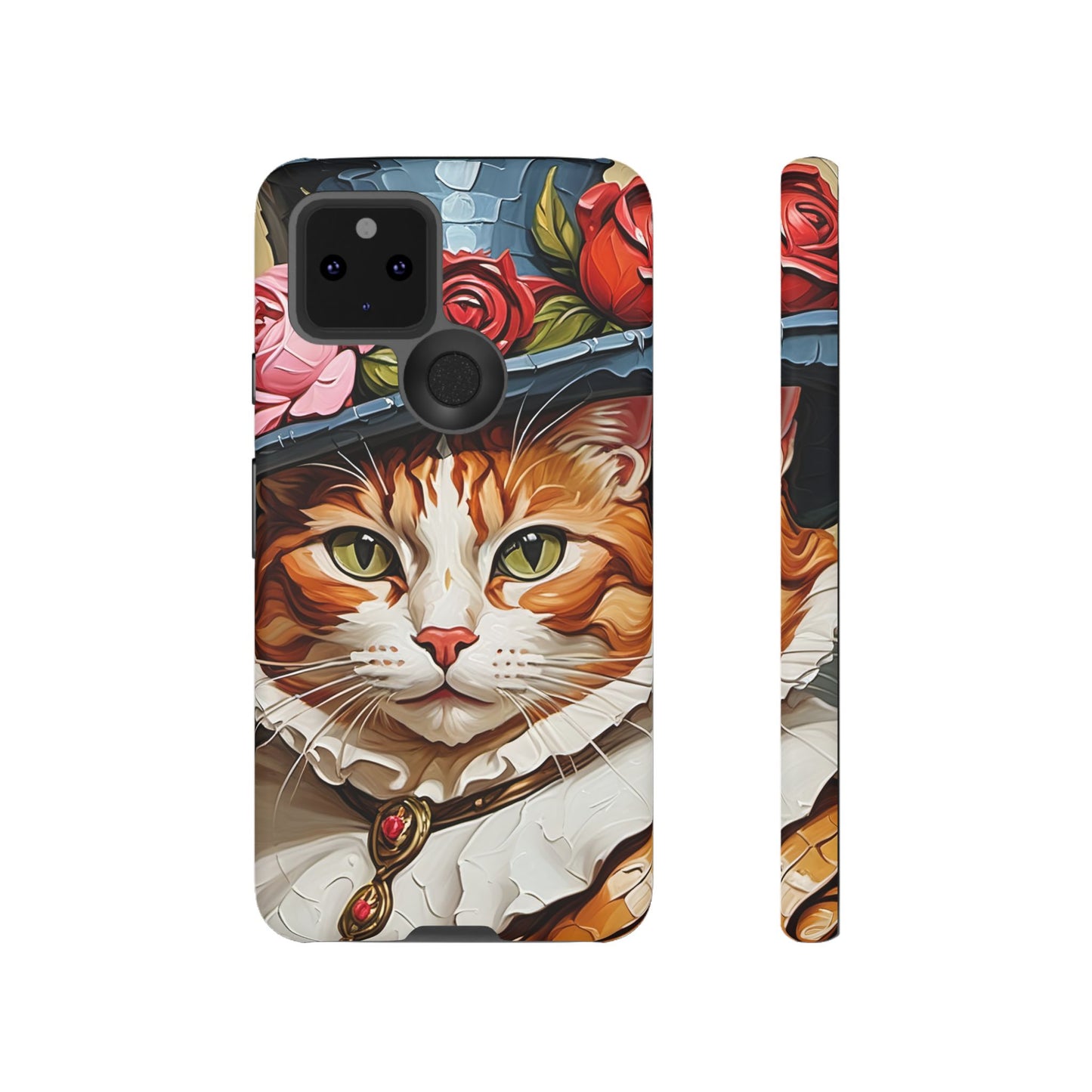 Oil Painting Cat Tough Phone Cases (A Gentleman)