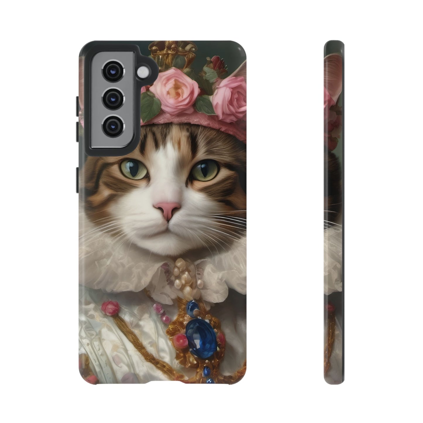 Rococo Cat Tough Phone Cases (A Queen)