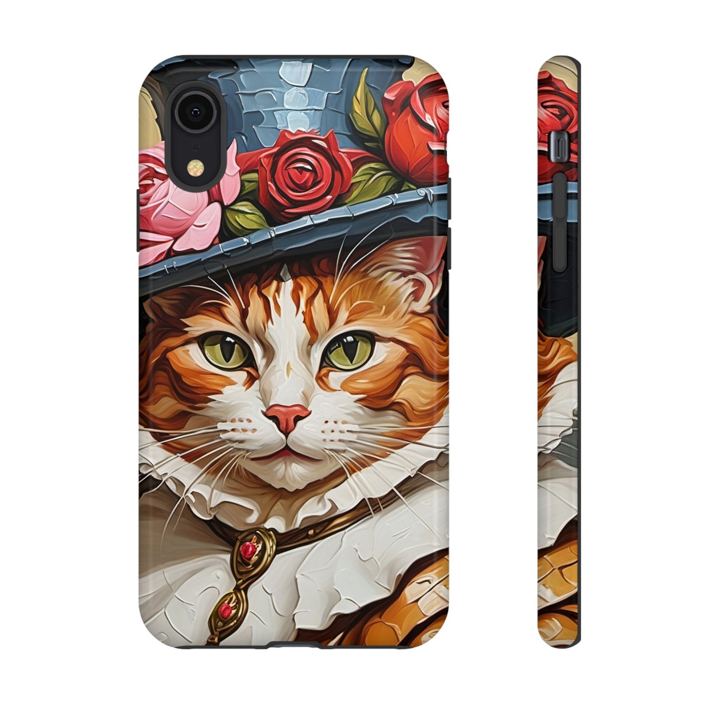 Oil Painting Cat Tough Phone Cases (A Gentleman)