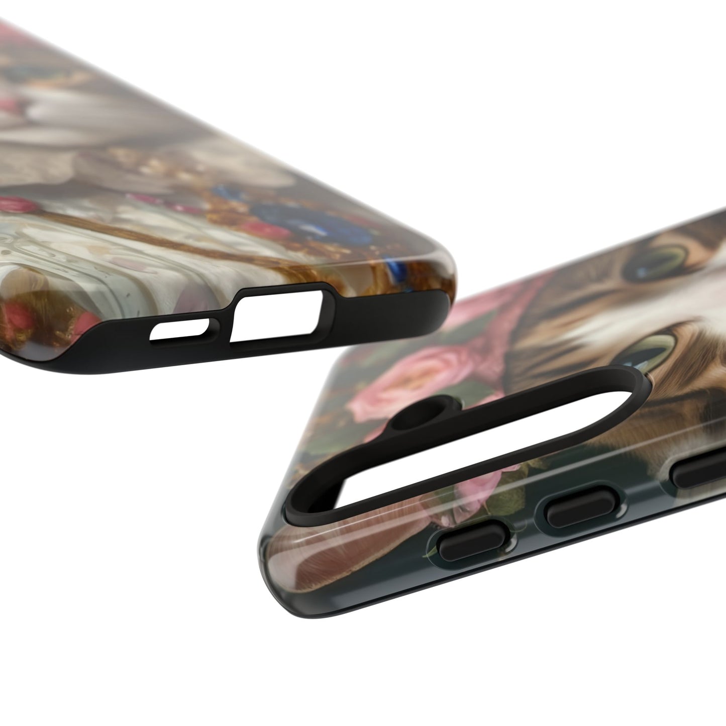 Rococo Cat Tough Phone Cases (A Queen)