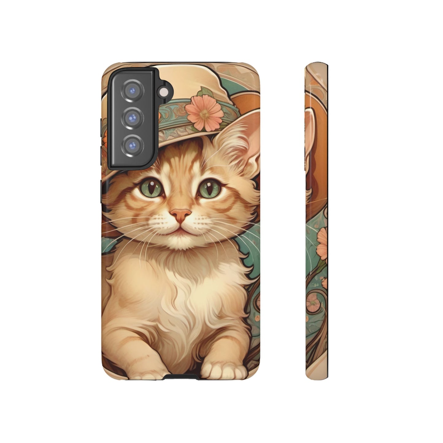 Alphonse Mucha Tough Phone Cases (A kitten)