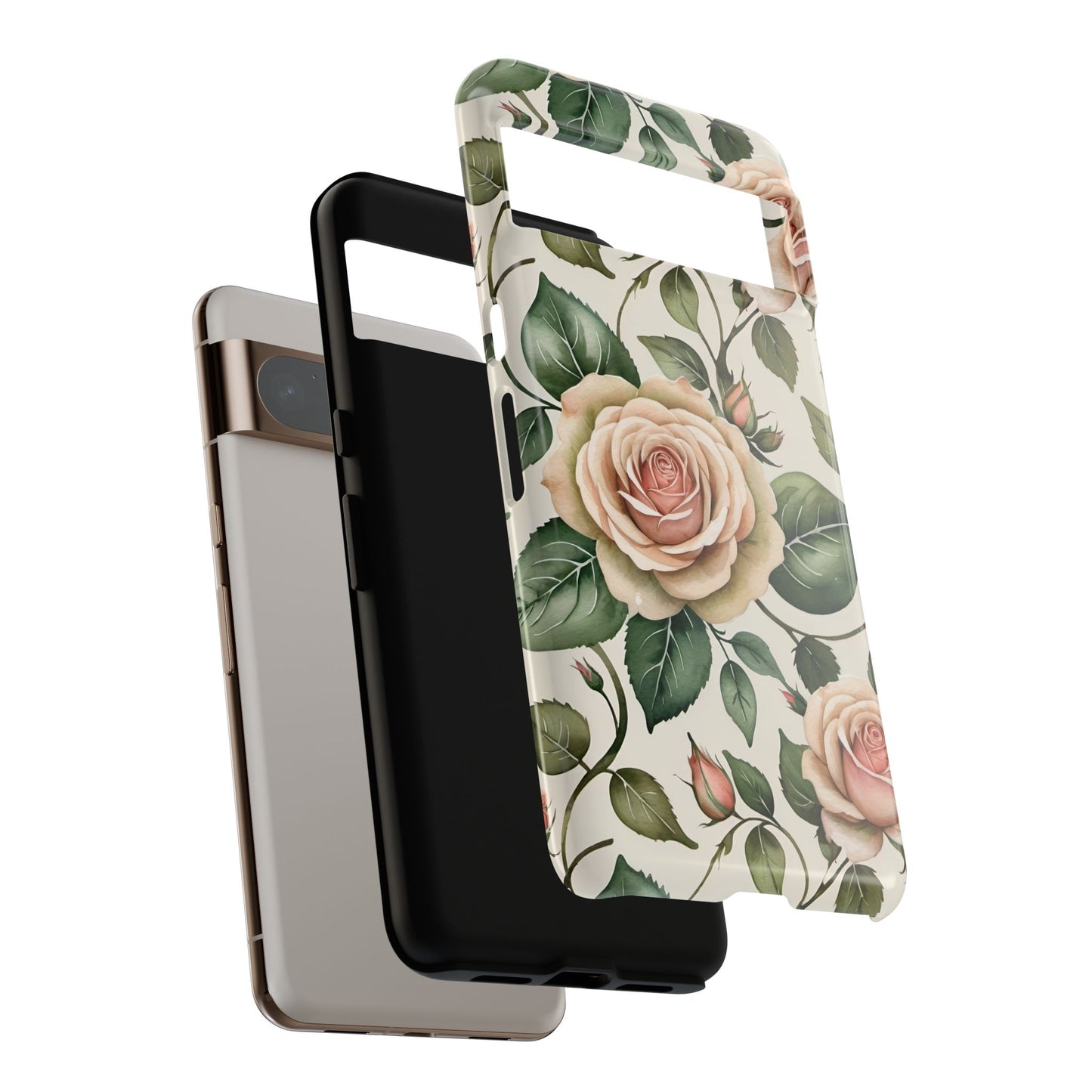 Watercolor Large Roses Tough Cases 2
