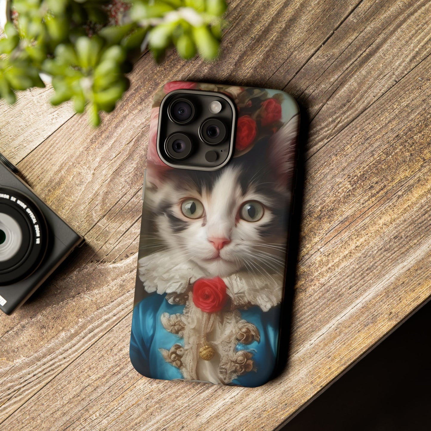 Rococo Cat Tough Phone Cases (A Kitten)