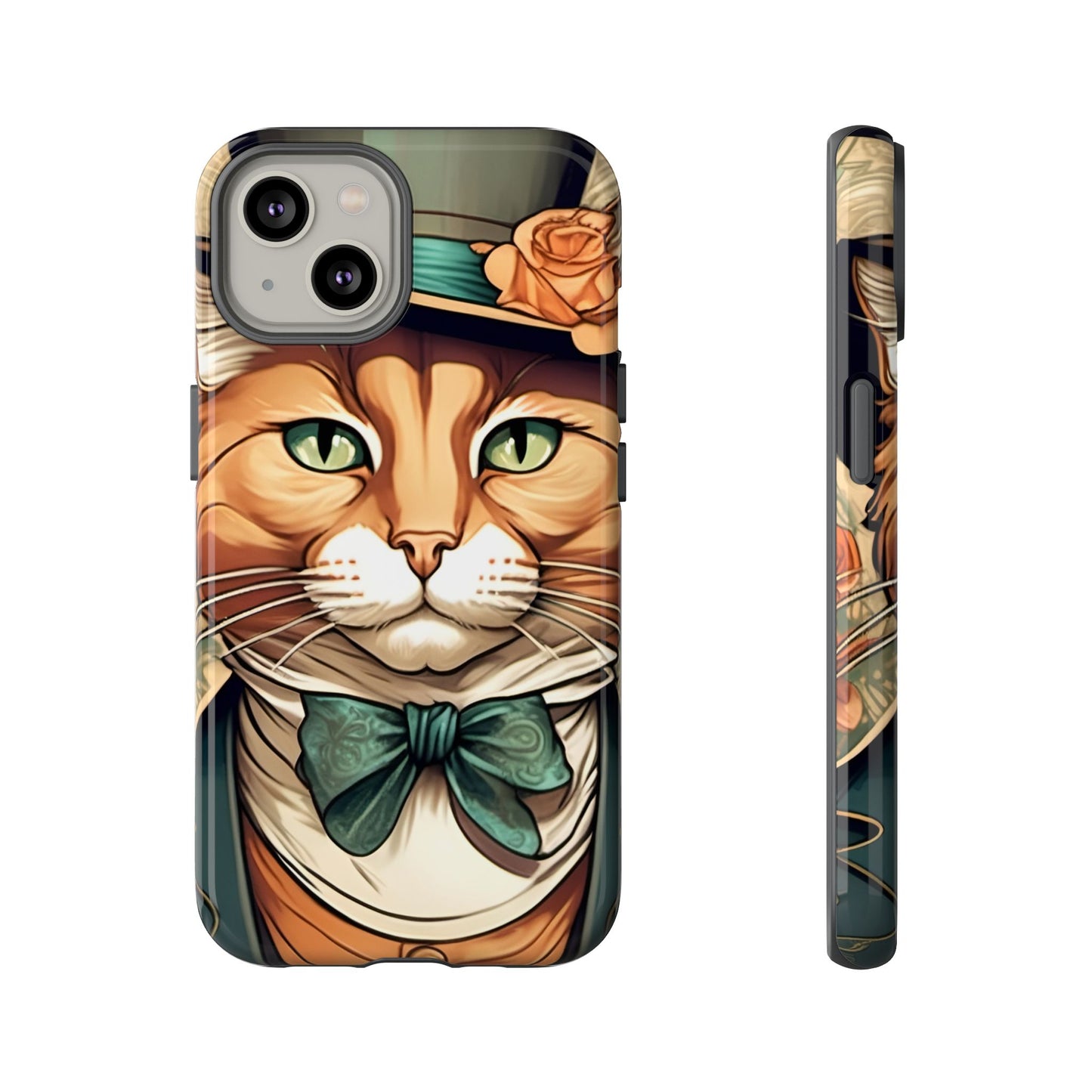 Alphonse Mucha Tough Phone Cases (A gentleman cat)