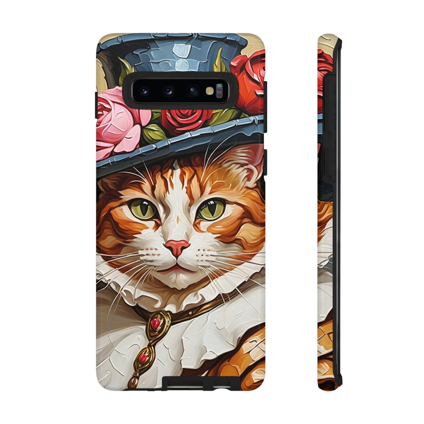 Oil Painting Cat Tough Phone Cases (A Gentleman)