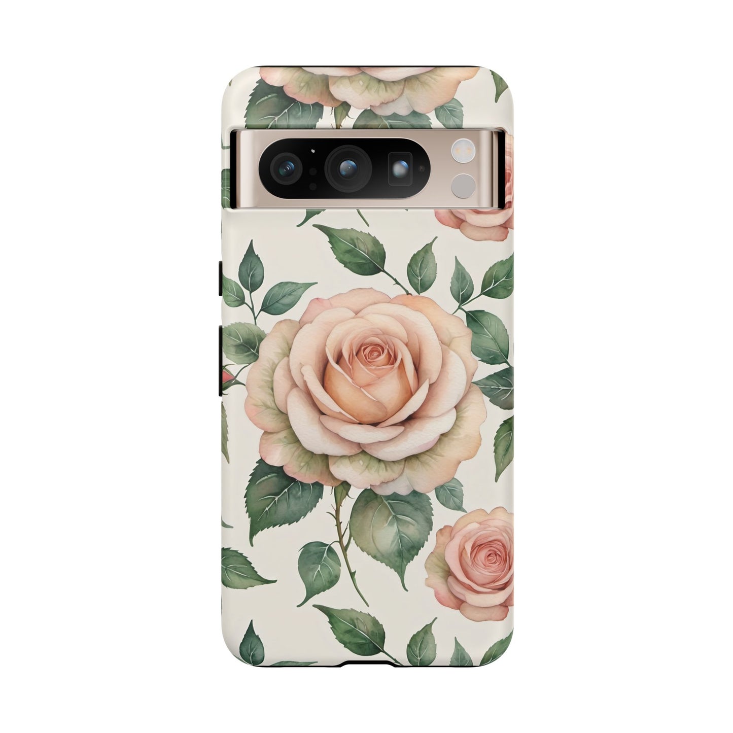 Watercolor Large Roses Tough Cases