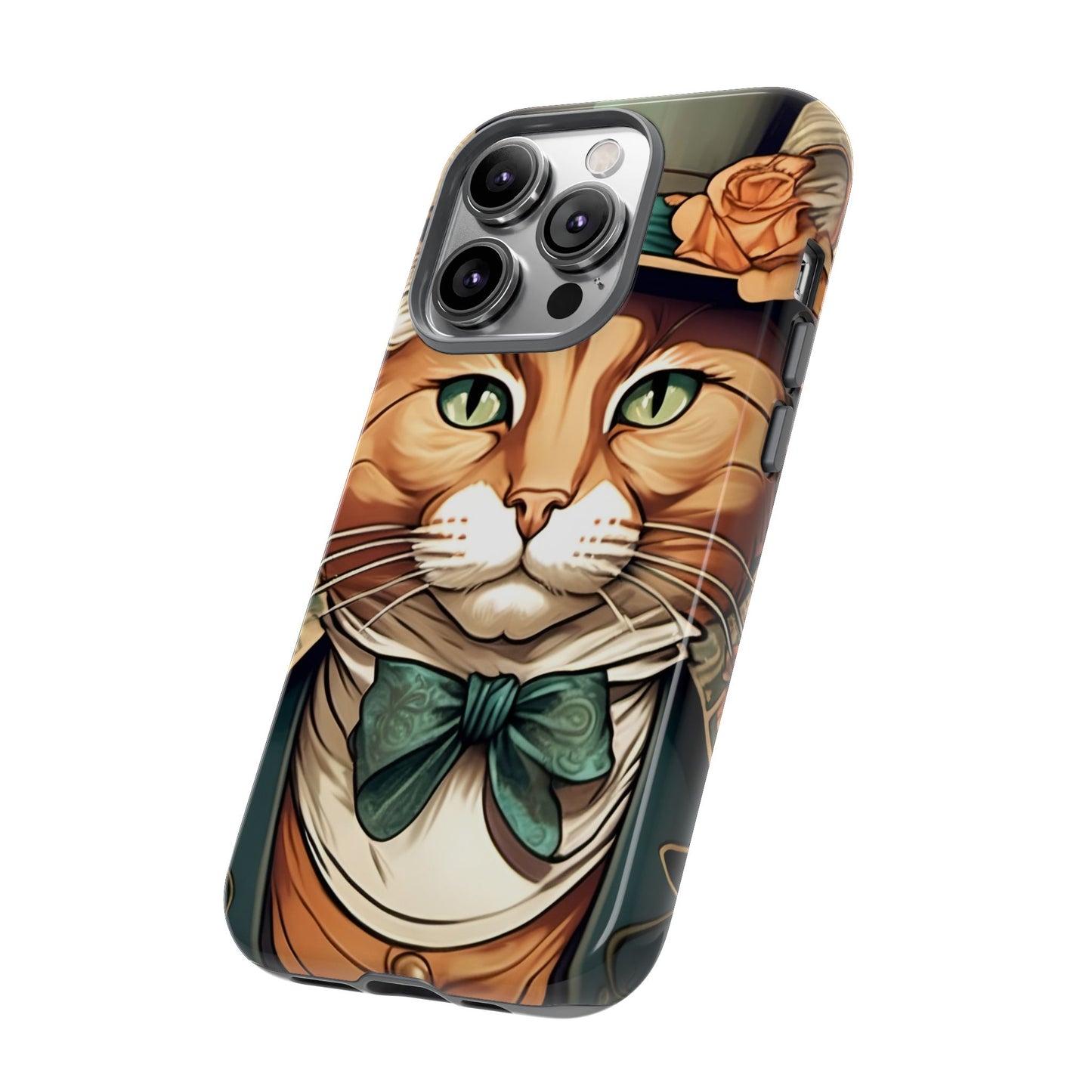Alphonse Mucha Tough Phone Cases (A gentleman cat)