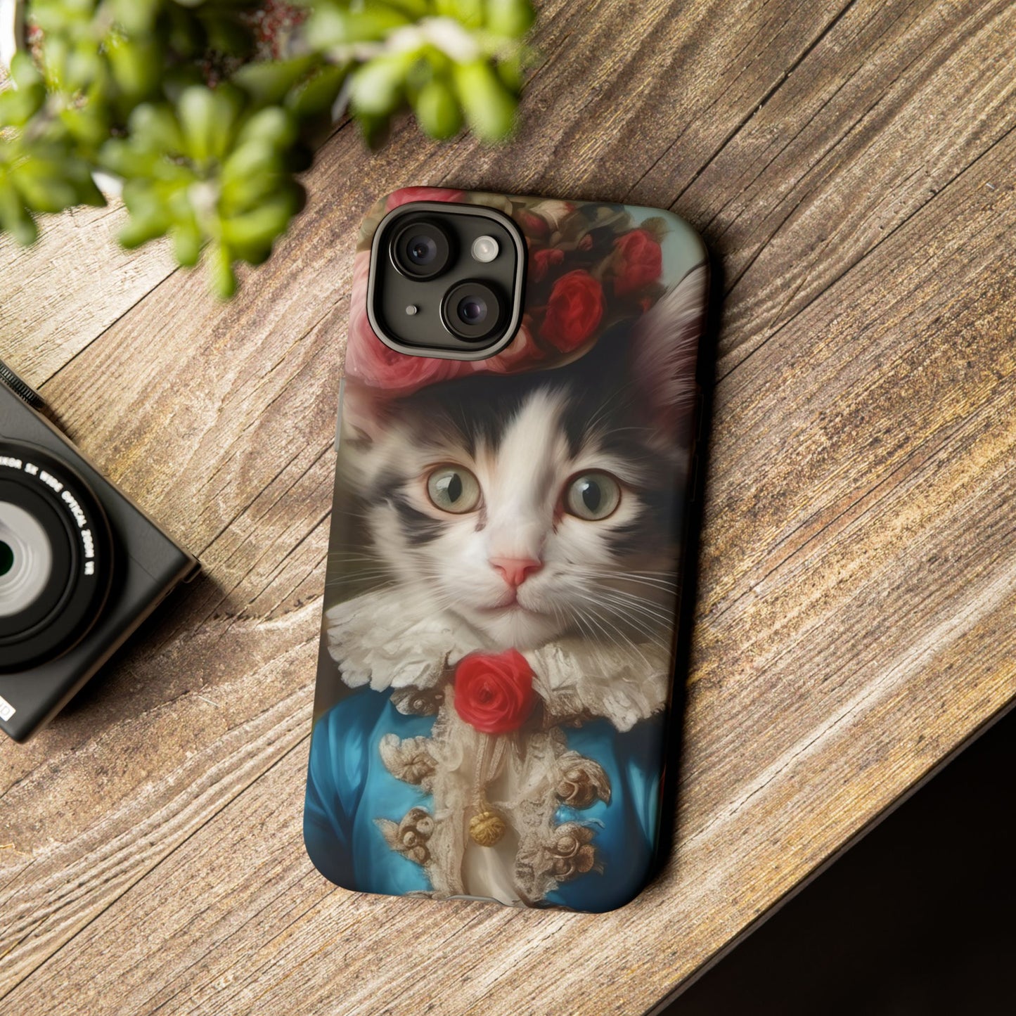 Rococo Cat Tough Phone Cases (A Kitten)