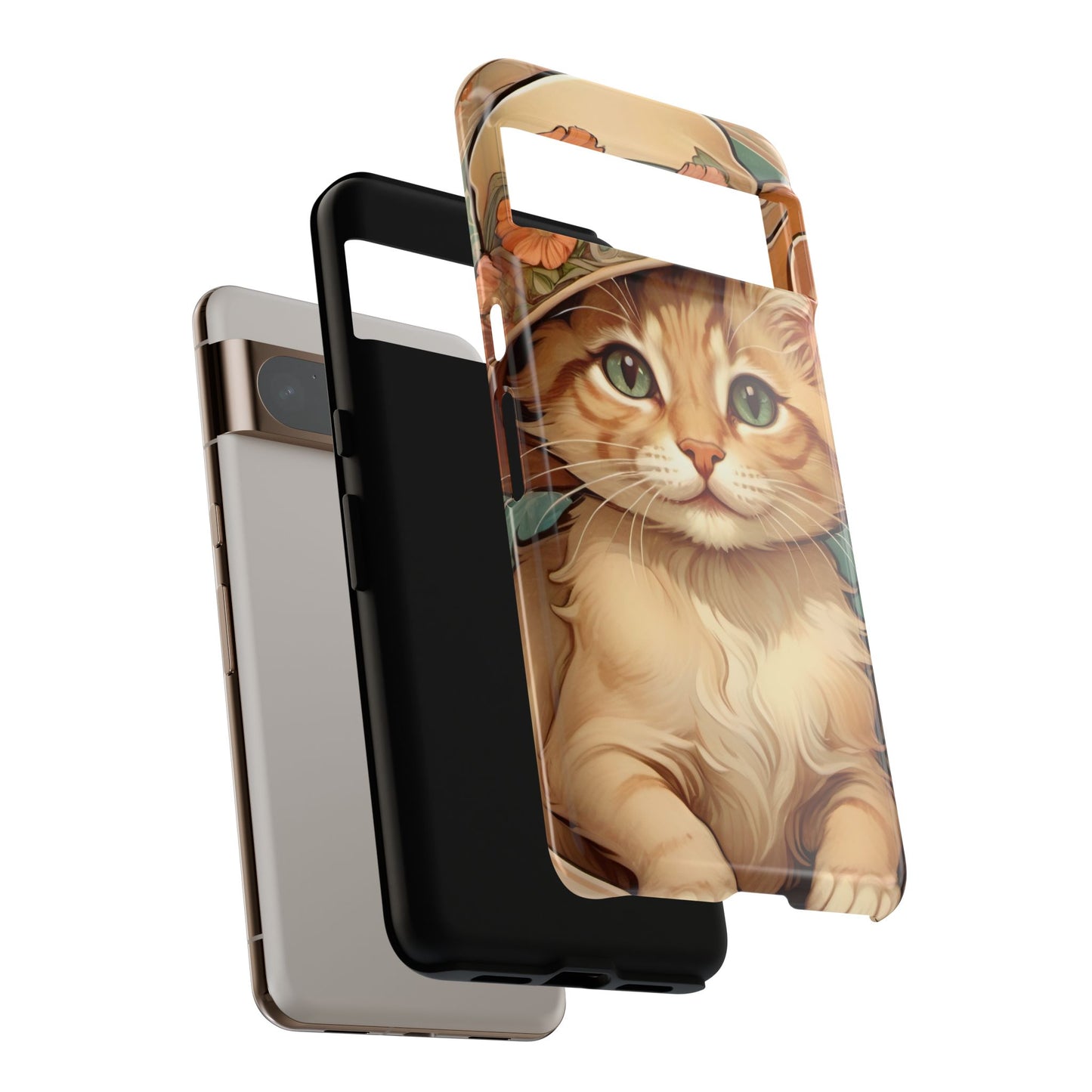Alphonse Mucha Tough Phone Cases (A kitten)