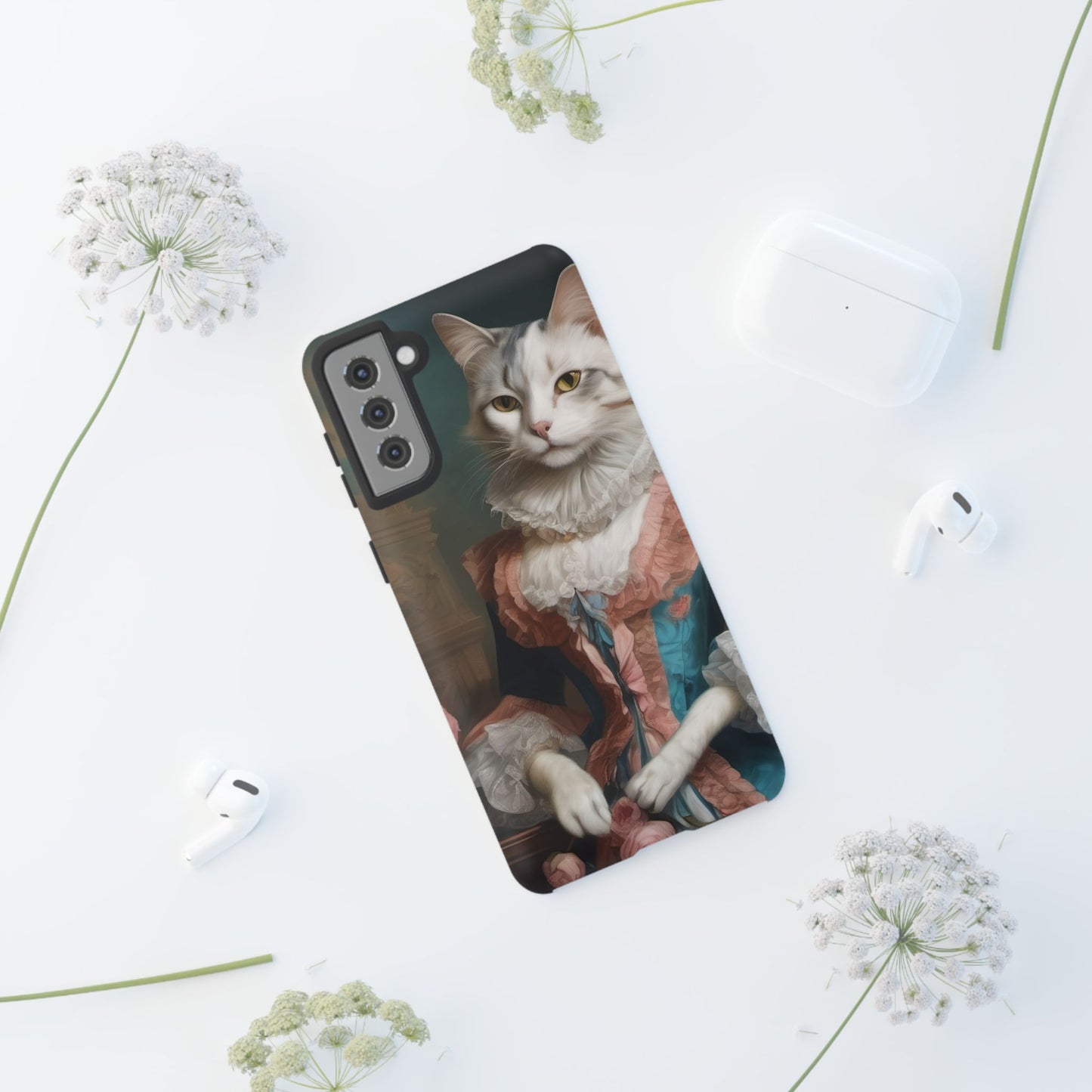 Rococo Cat Tough Phone Cases (A Queen 3)