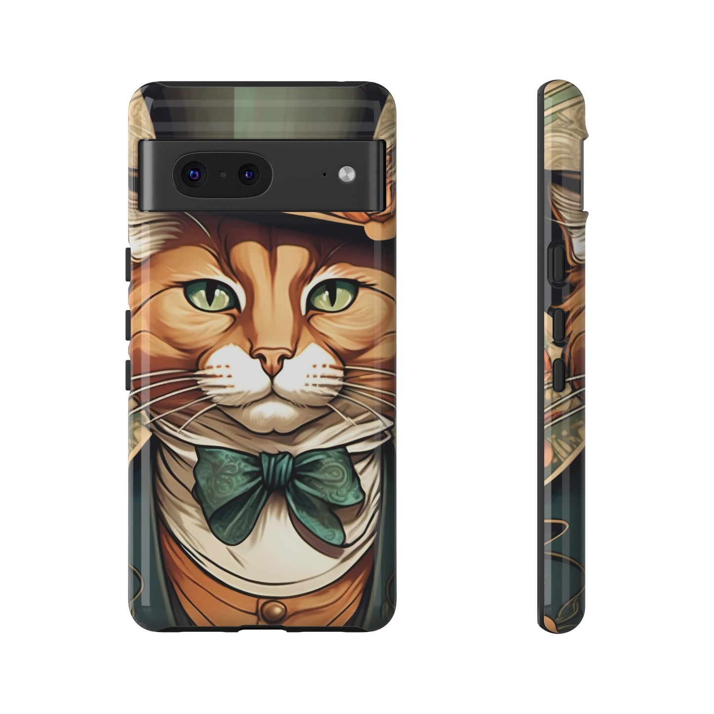 Alphonse Mucha Tough Phone Cases (A gentleman cat)