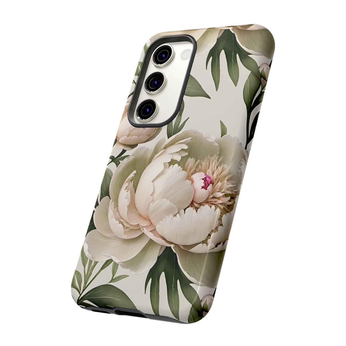 Watercolor Large Peonies Tough Cases
