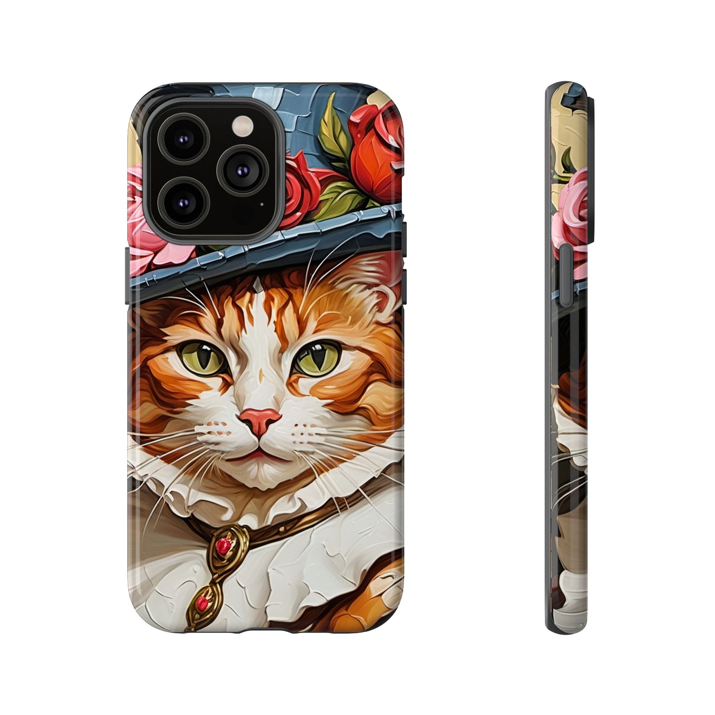 Oil Painting Cat Tough Phone Cases (A Gentleman)
