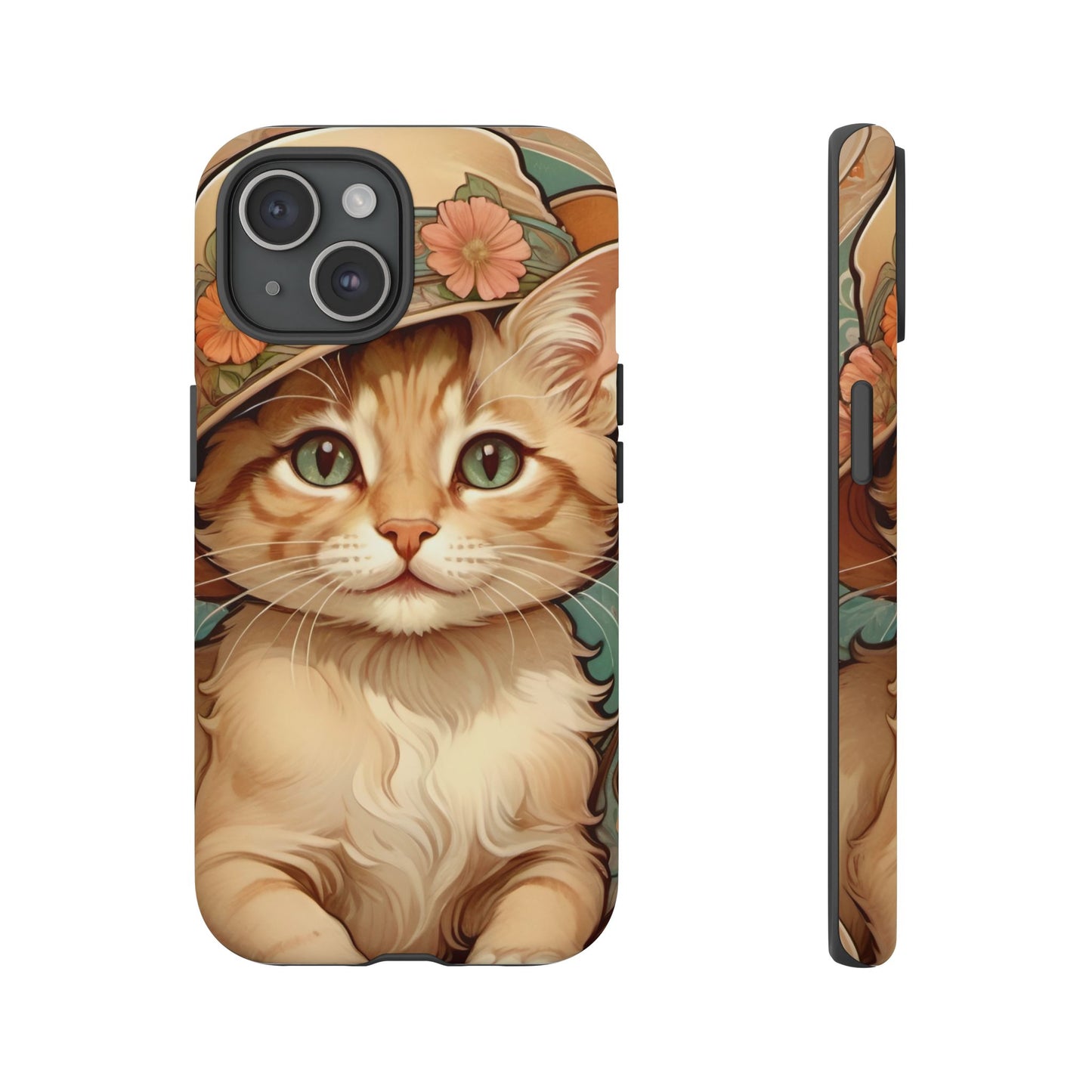 Alphonse Mucha Tough Phone Cases (A kitten)