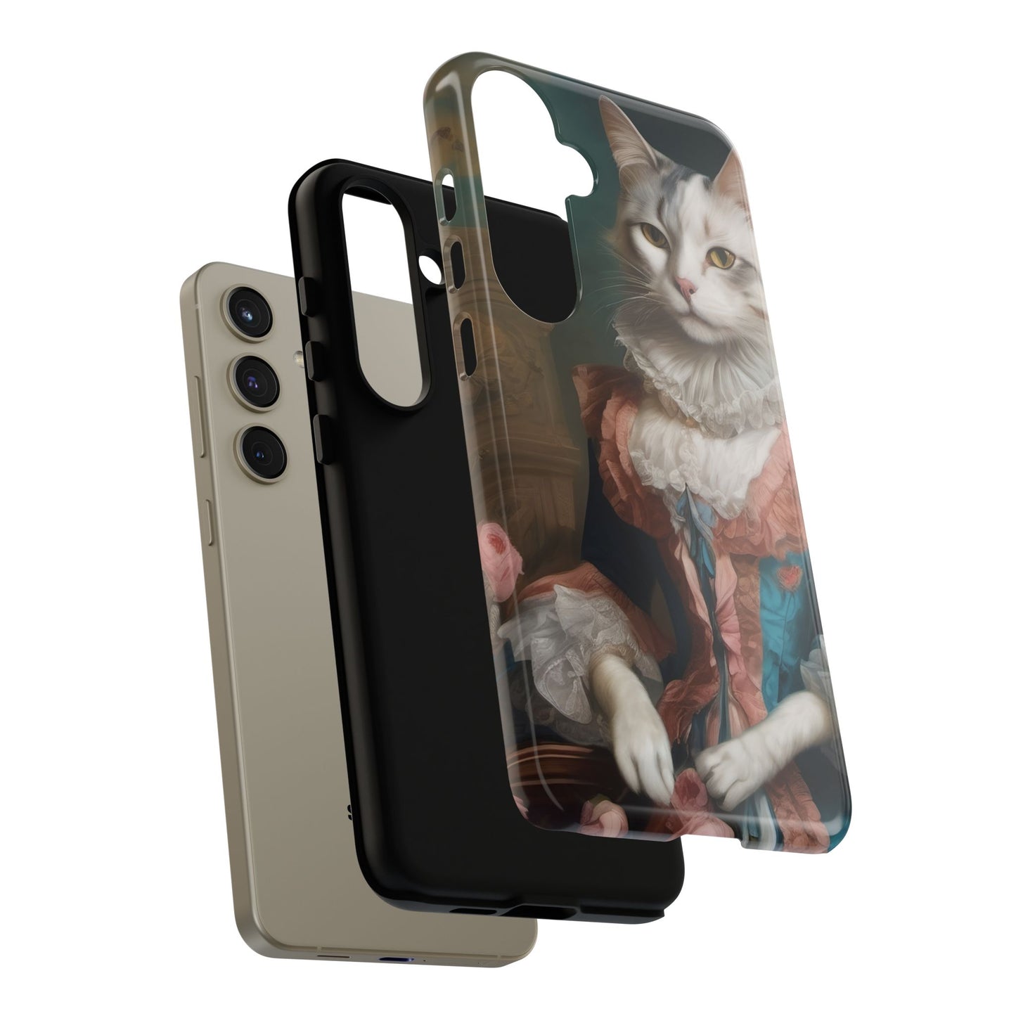 Rococo Cat Tough Phone Cases (A Queen 3)