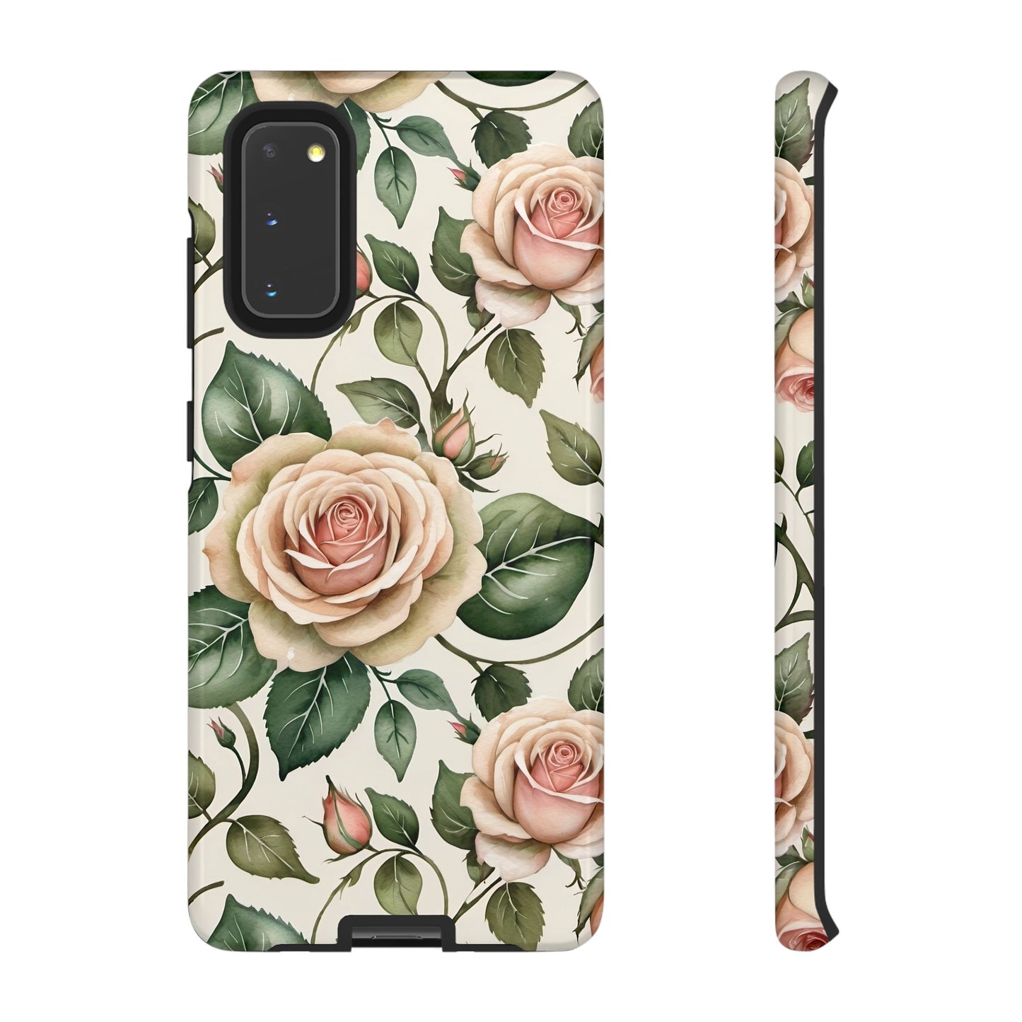 Watercolor Large Roses Tough Cases 2