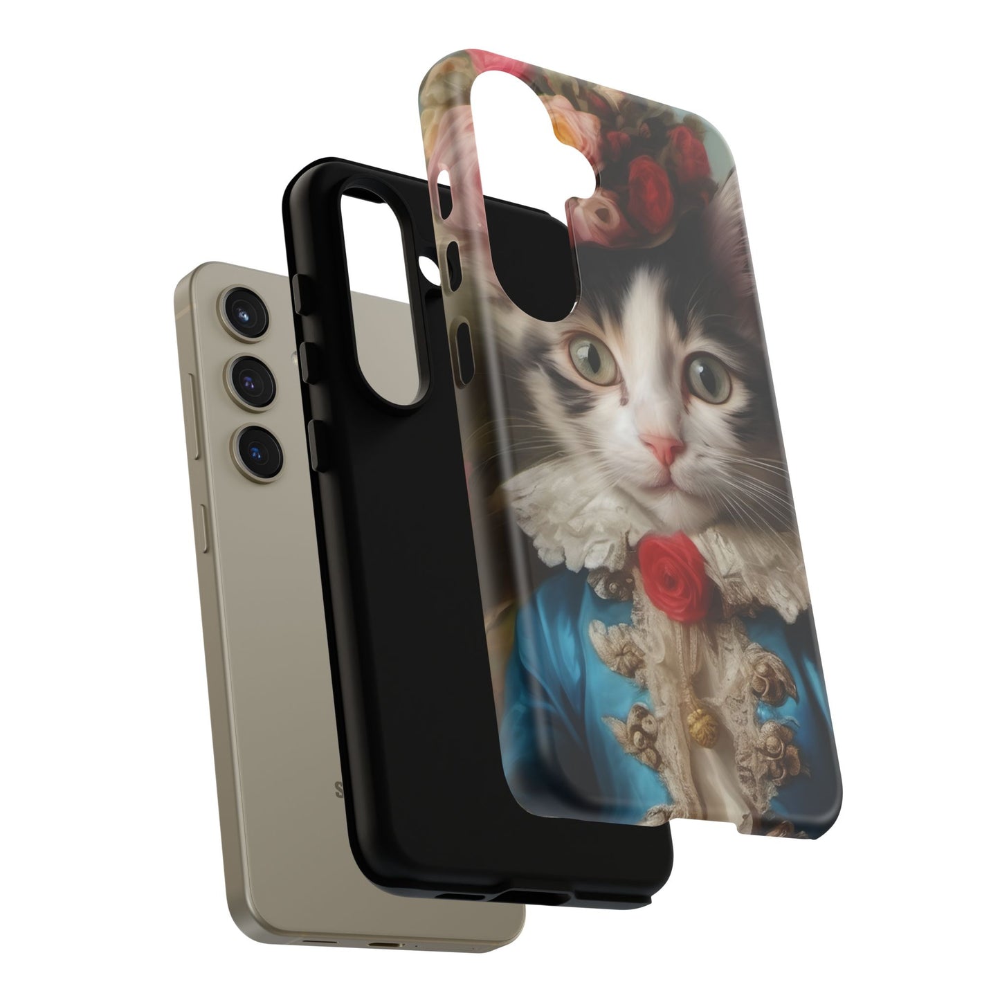 Rococo Cat Tough Phone Cases (A Kitten)