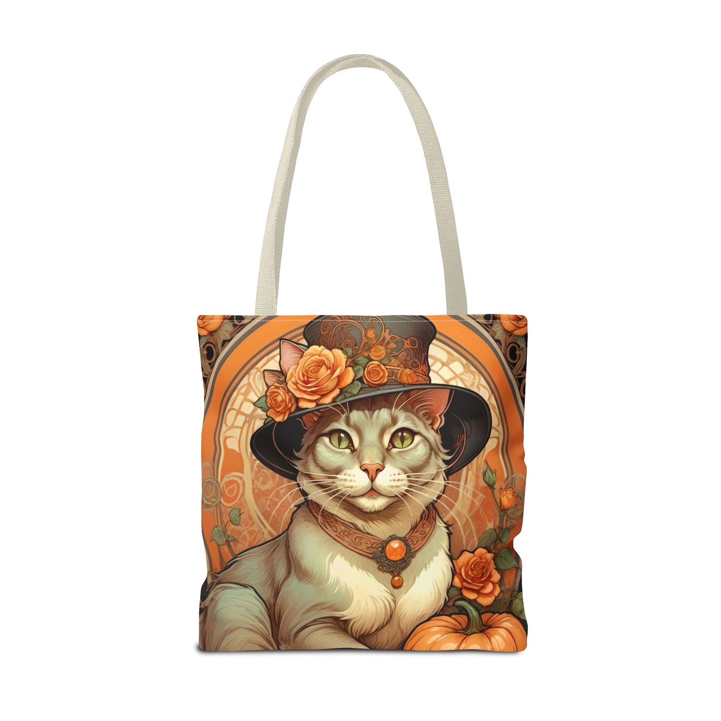 Halloween Art Nouveau Cat Tote