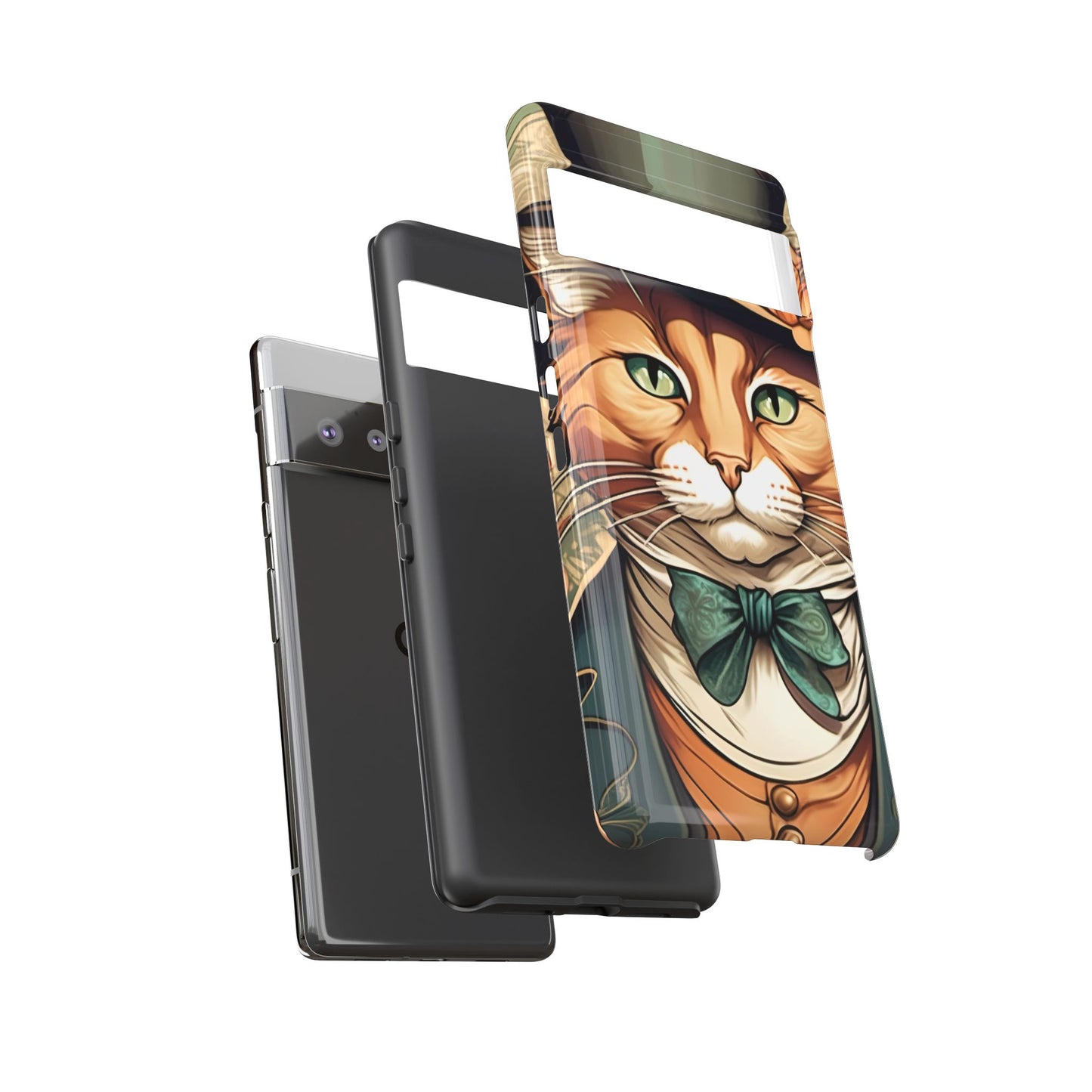 Alphonse Mucha Tough Phone Cases (A gentleman cat)