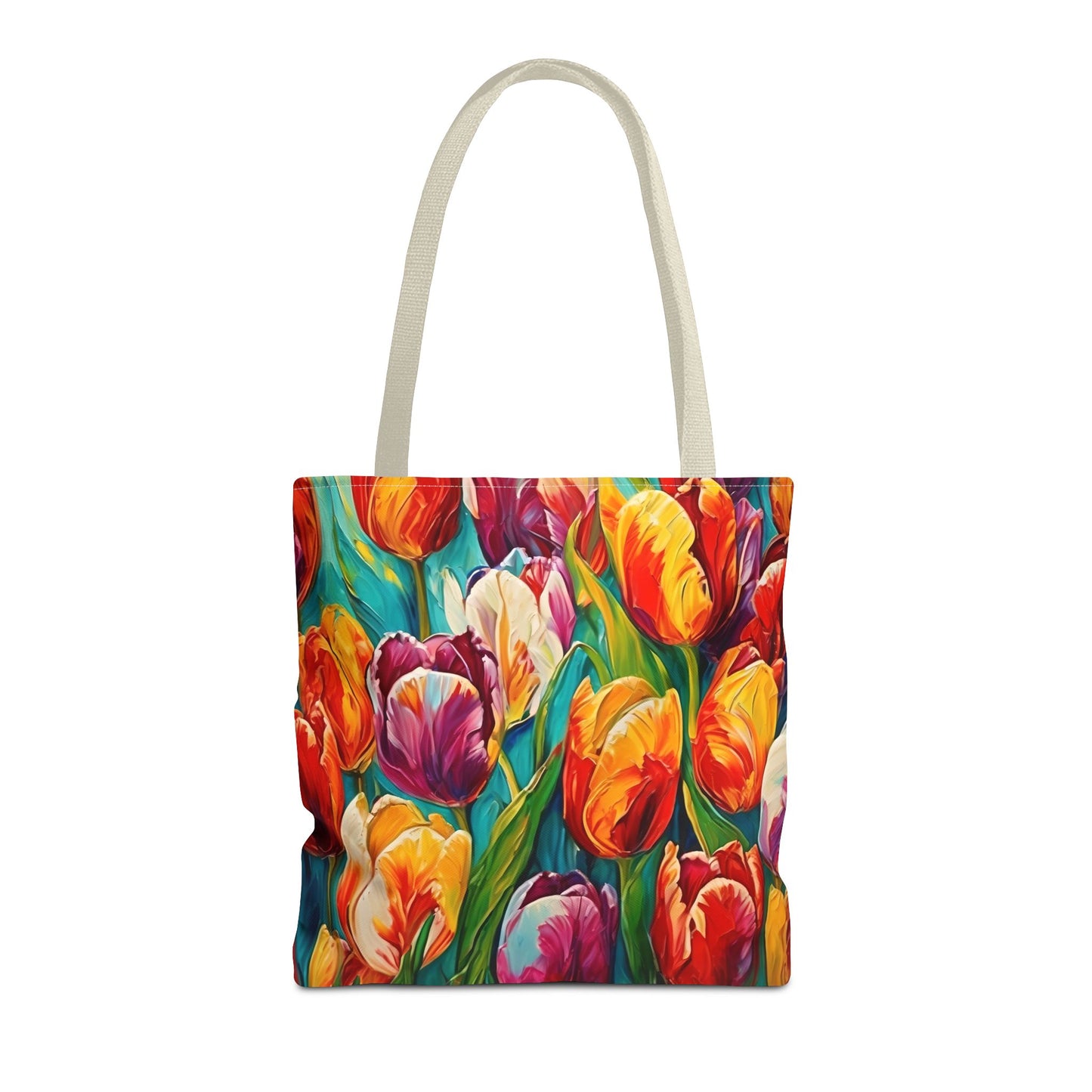 Vincent Van Gogh inspired Colorful Tulips Tote Bag