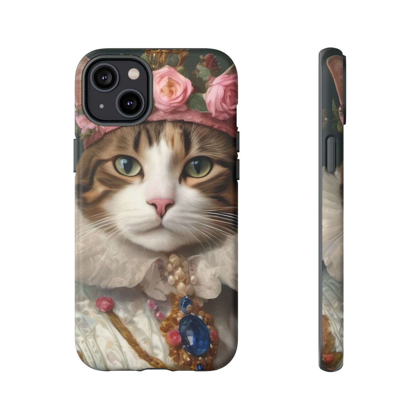 Rococo Cat Tough Phone Cases (A Queen)