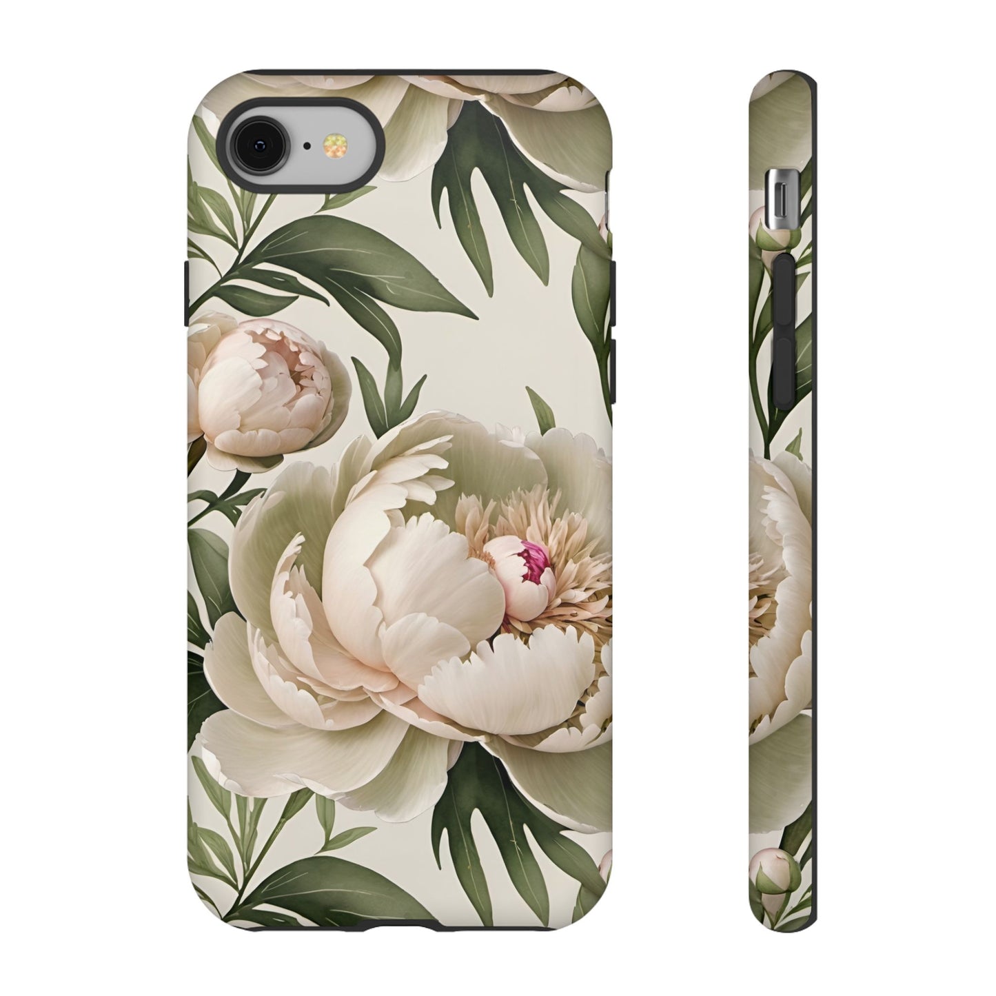 Watercolor Large Peonies Tough Cases