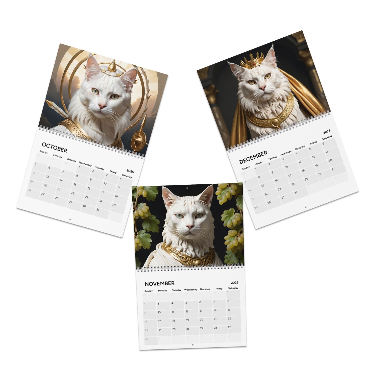 Cats of Olympus Calendar (2025)