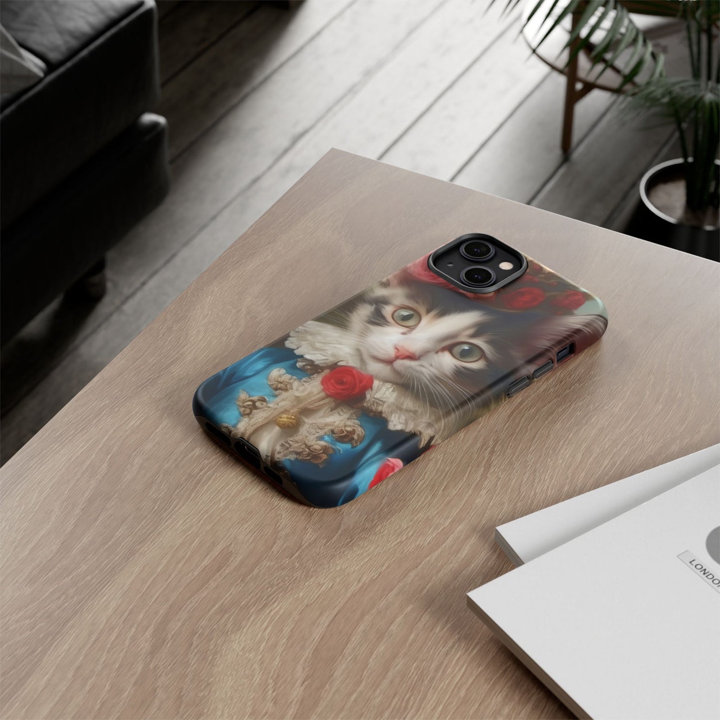 Rococo Cat Tough Phone Cases (A Kitten)