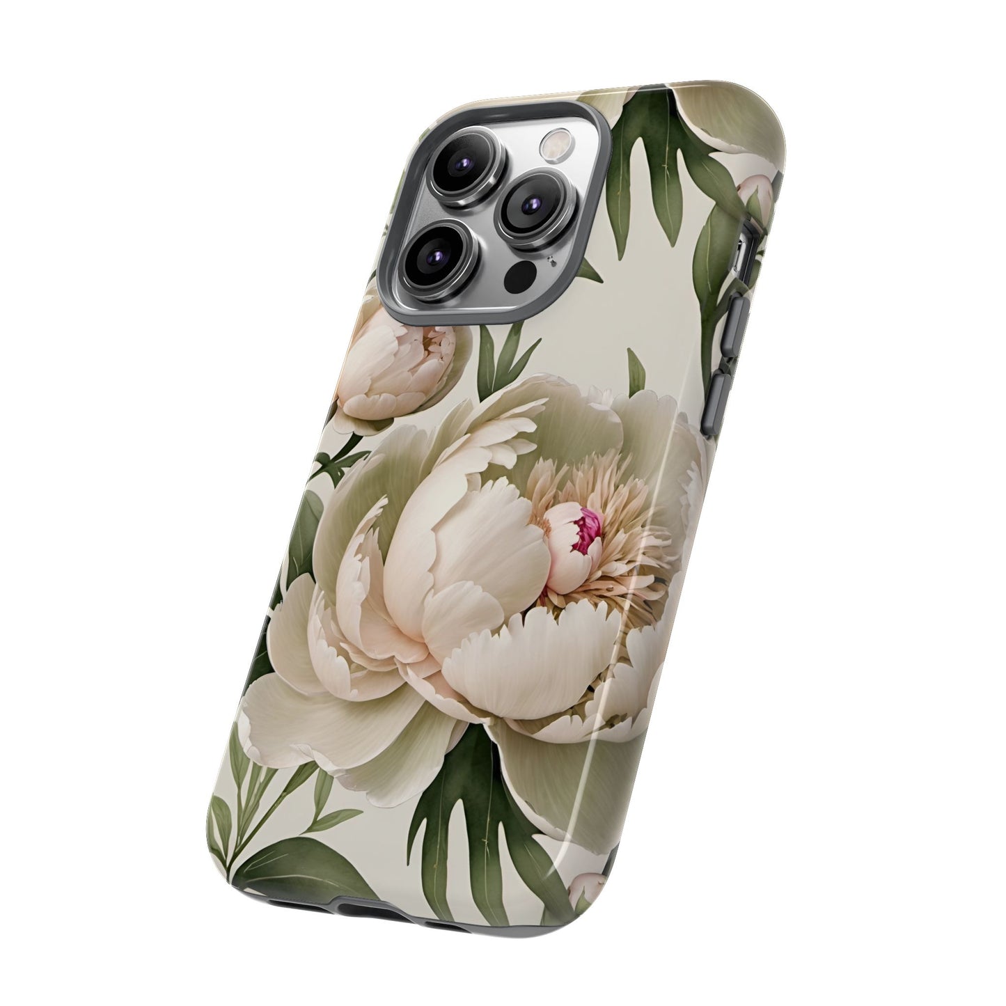 Watercolor Large Peonies Tough Cases