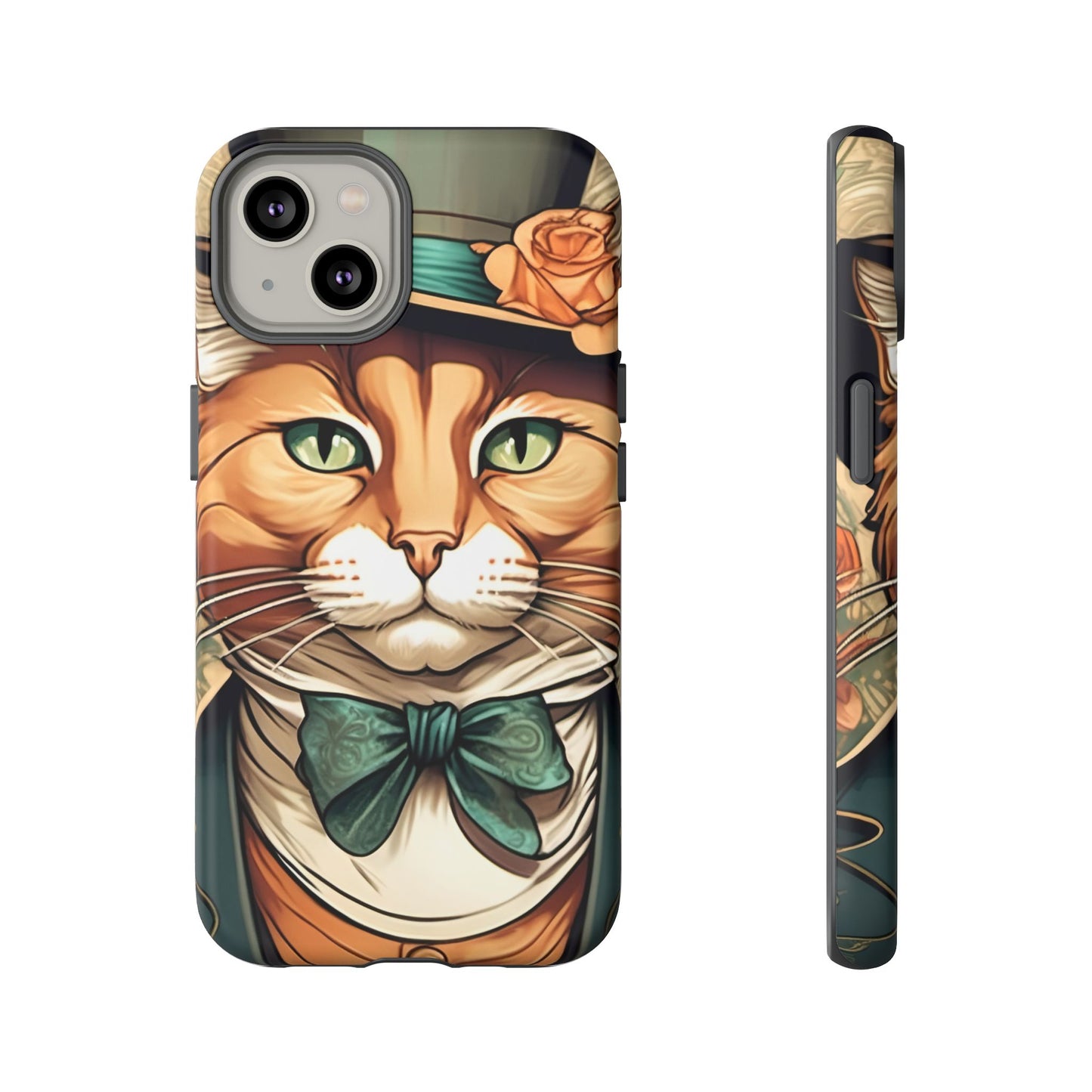 Alphonse Mucha Tough Phone Cases (A gentleman cat)