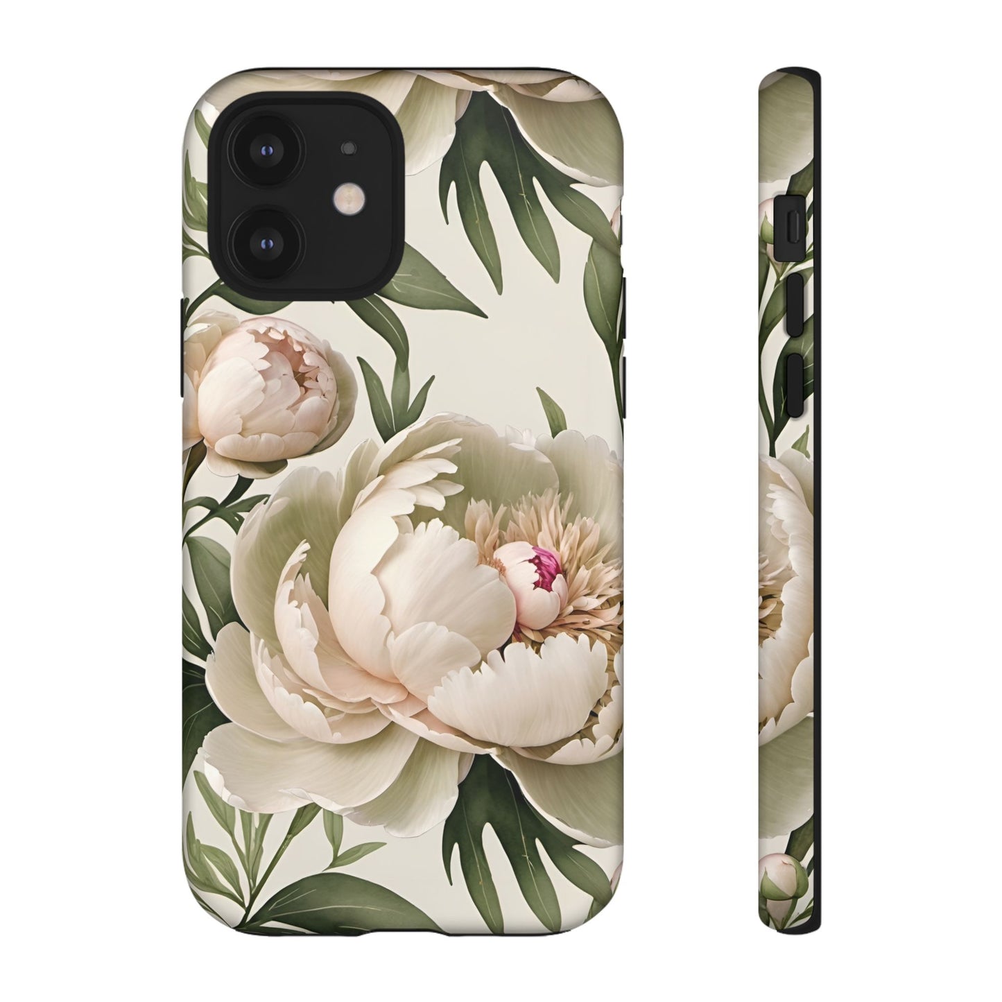 Watercolor Large Peonies Tough Cases