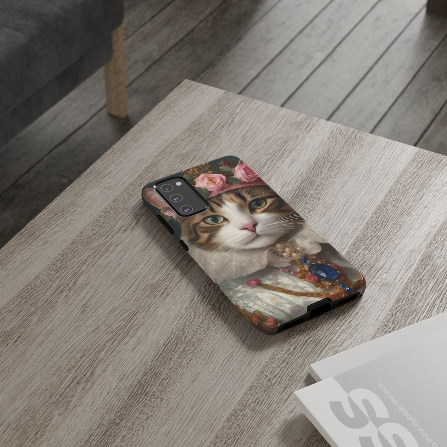 Rococo Cat Tough Phone Cases (A Queen)