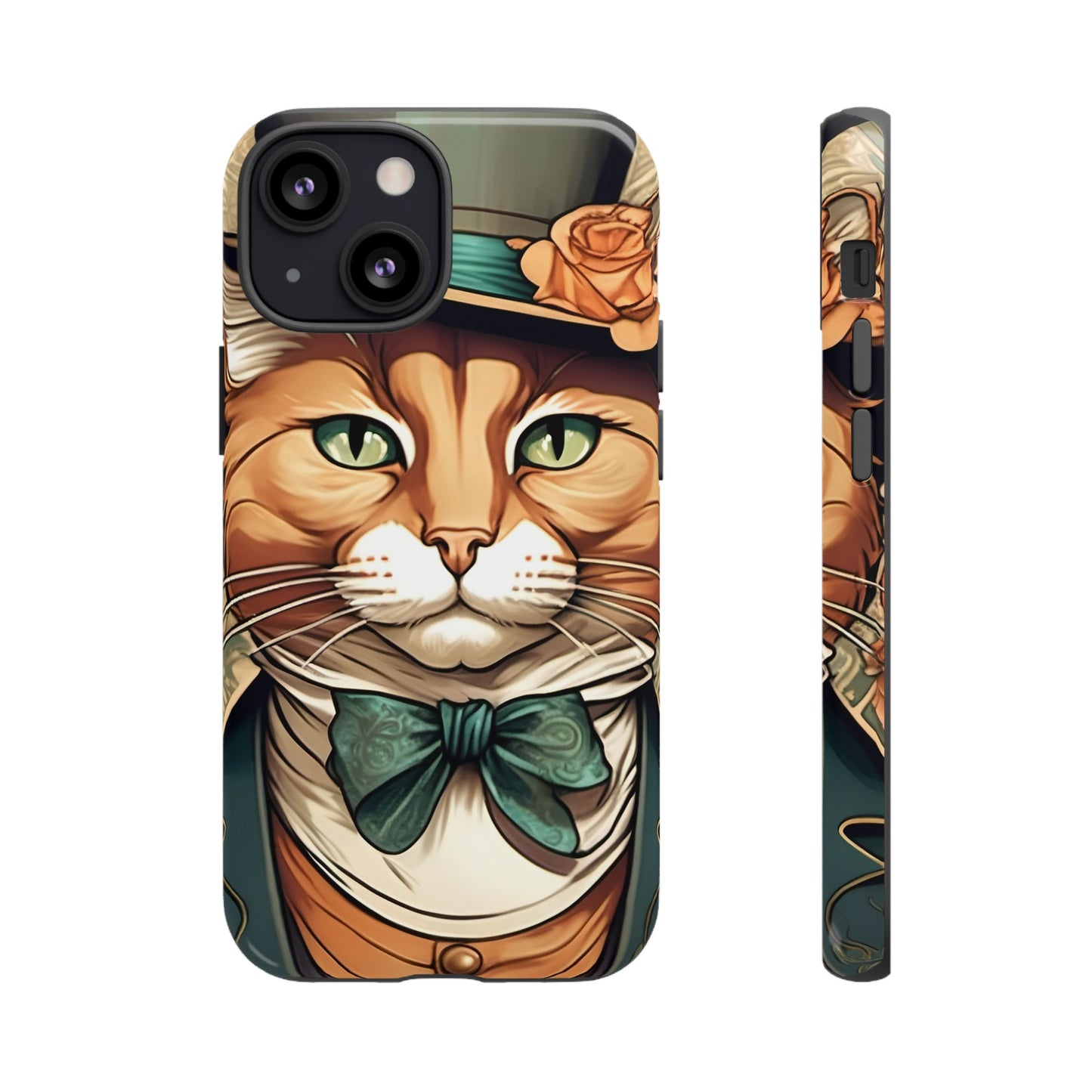 Alphonse Mucha Tough Phone Cases (A gentleman cat)