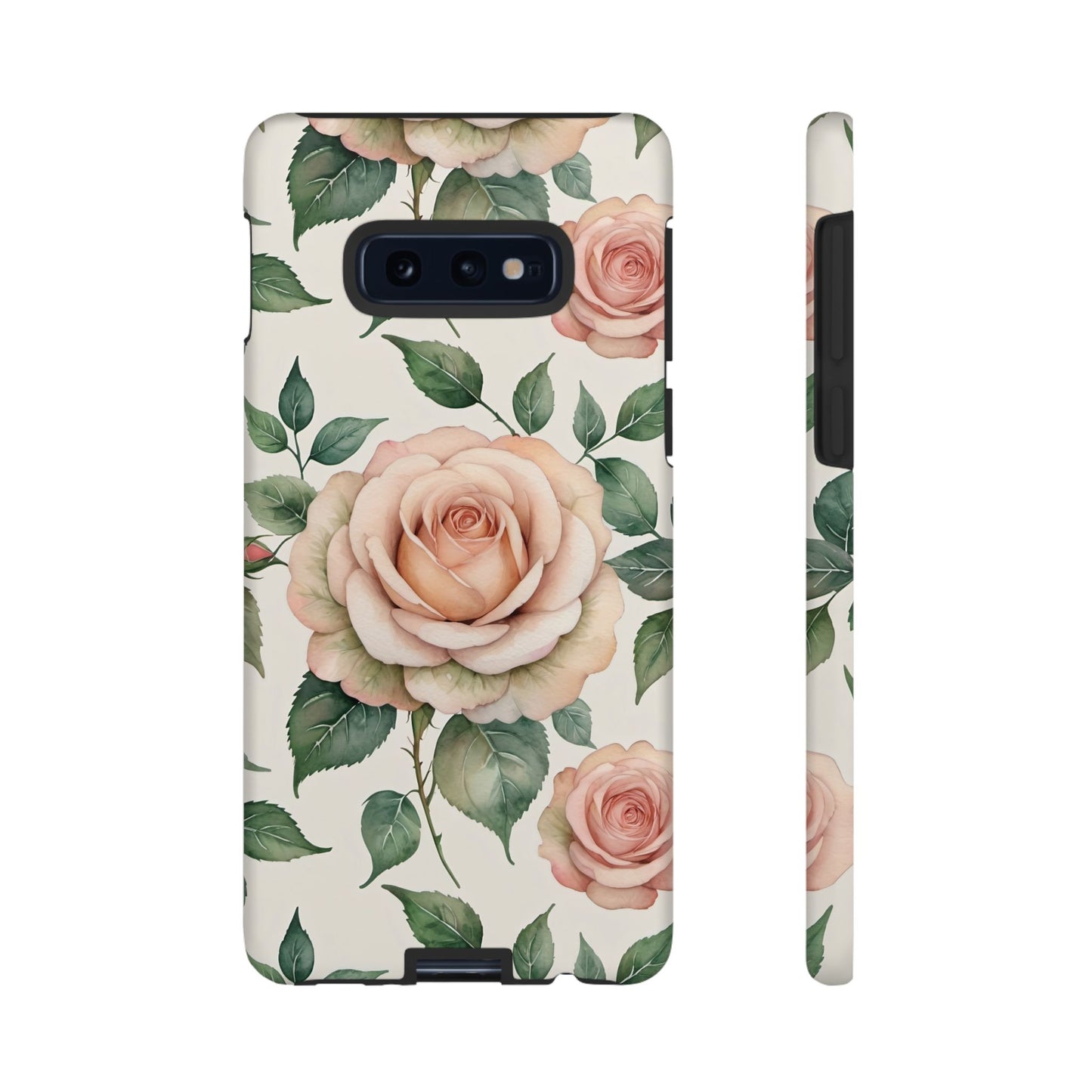 Watercolor Large Roses Tough Cases