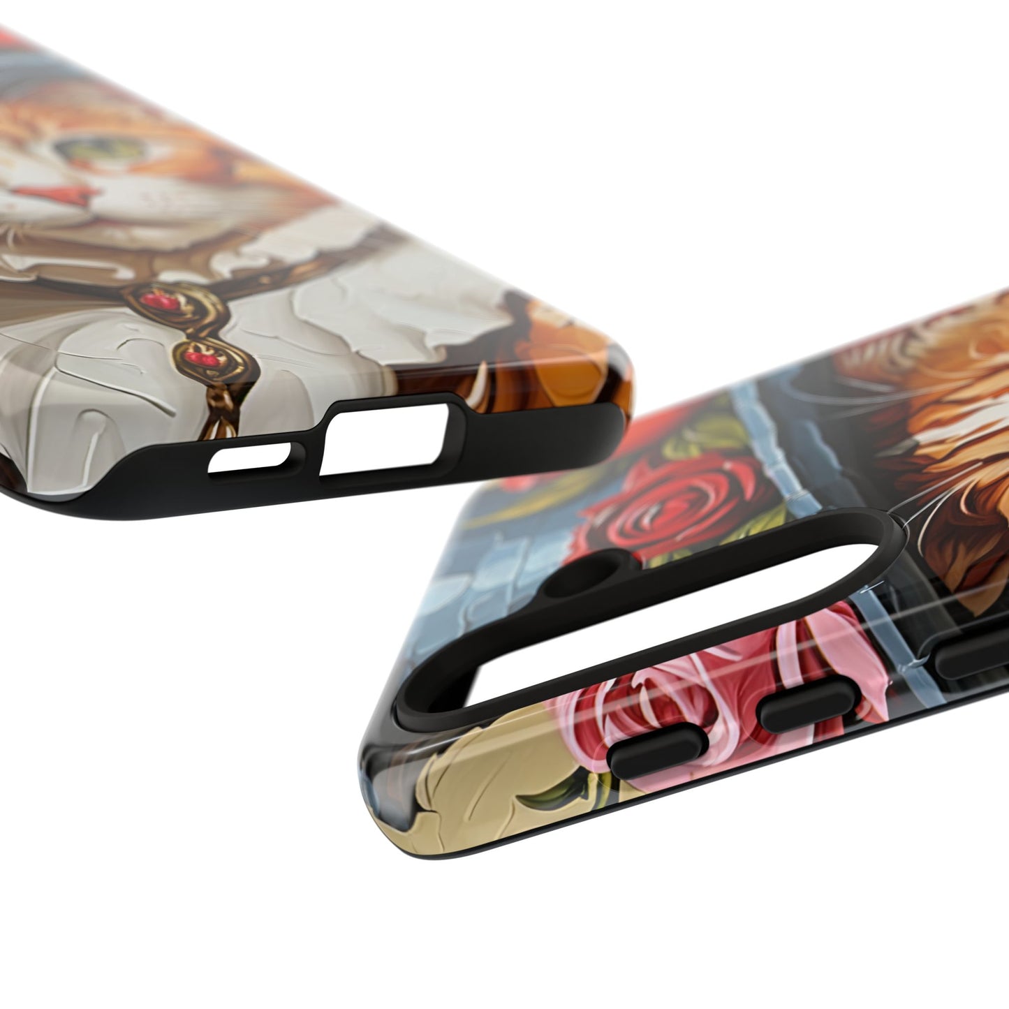 Oil Painting Cat Tough Phone Cases (A Gentleman)