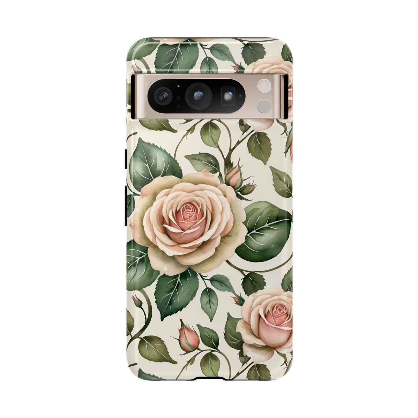 Watercolor Large Roses Tough Cases 2